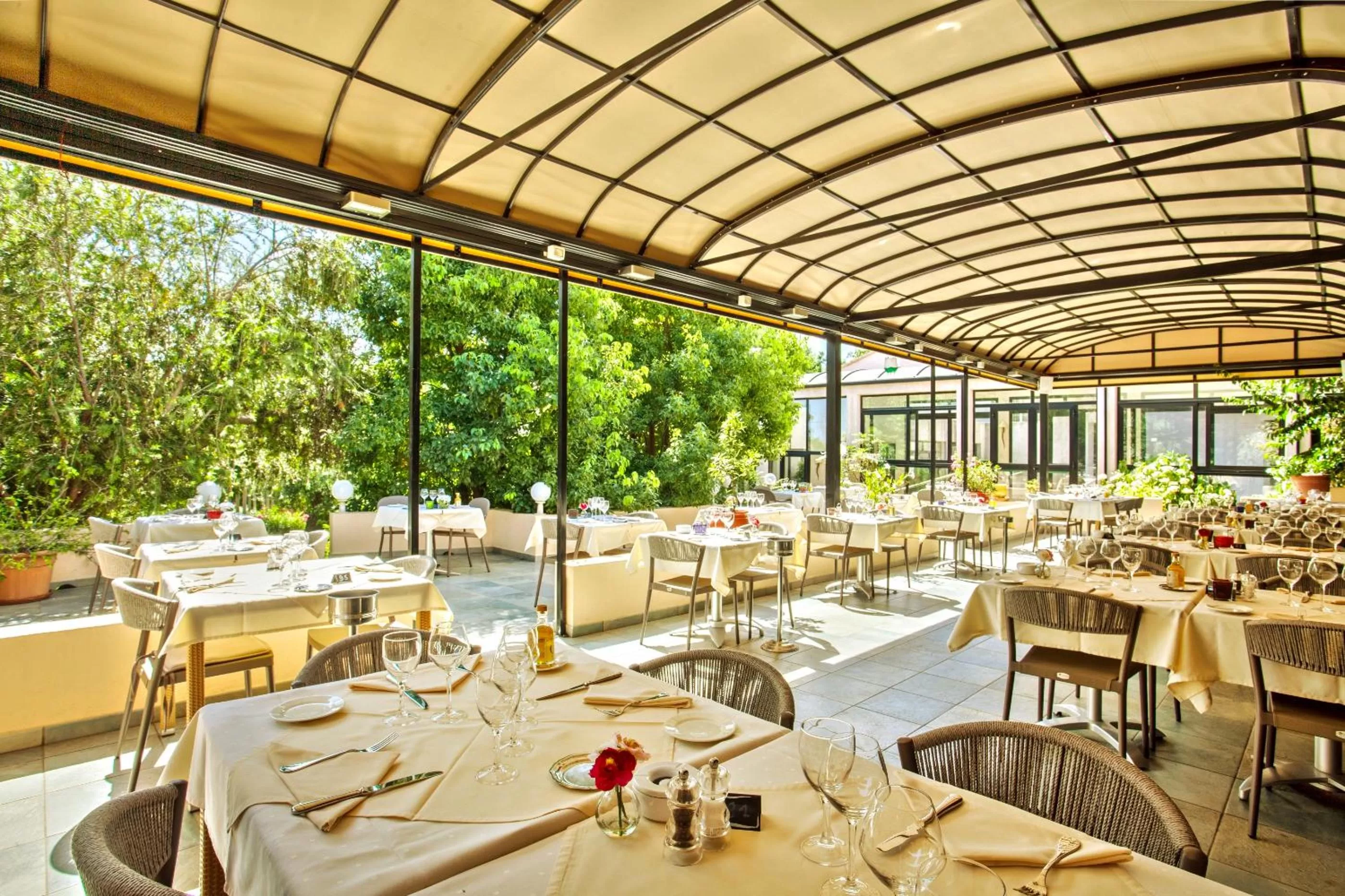 Patio in Chez Walter