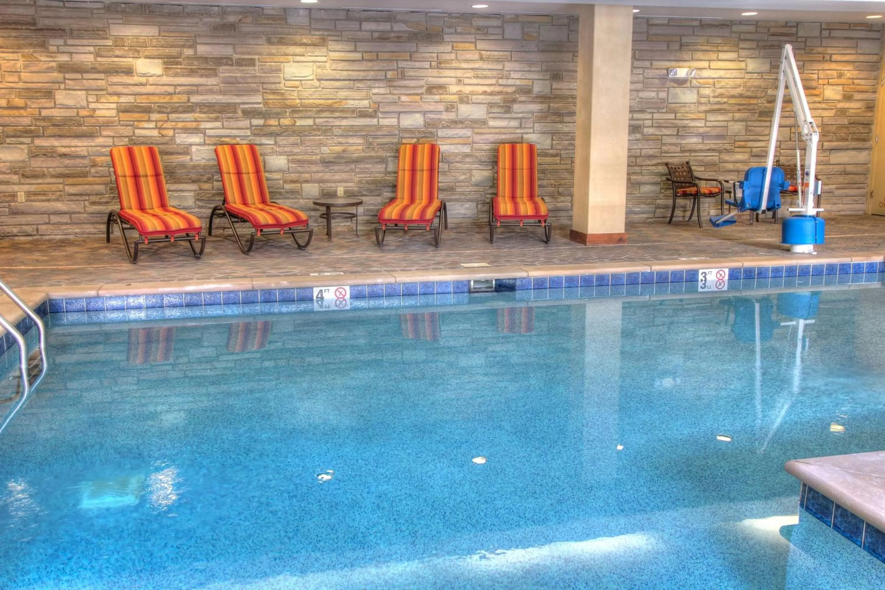 Pool view in Hilton Garden Inn Gatlinburg
