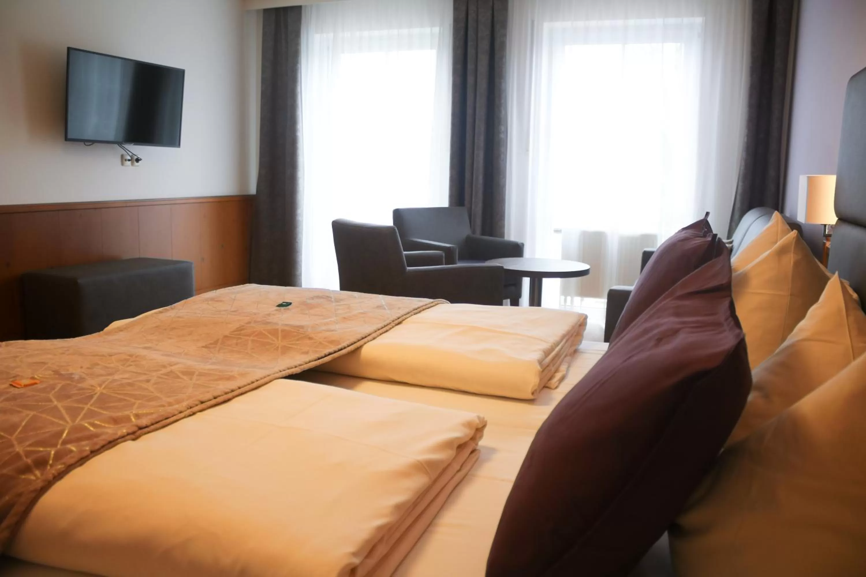 Photo of the whole room, Bed in Boutique Hotel Beckenlehner