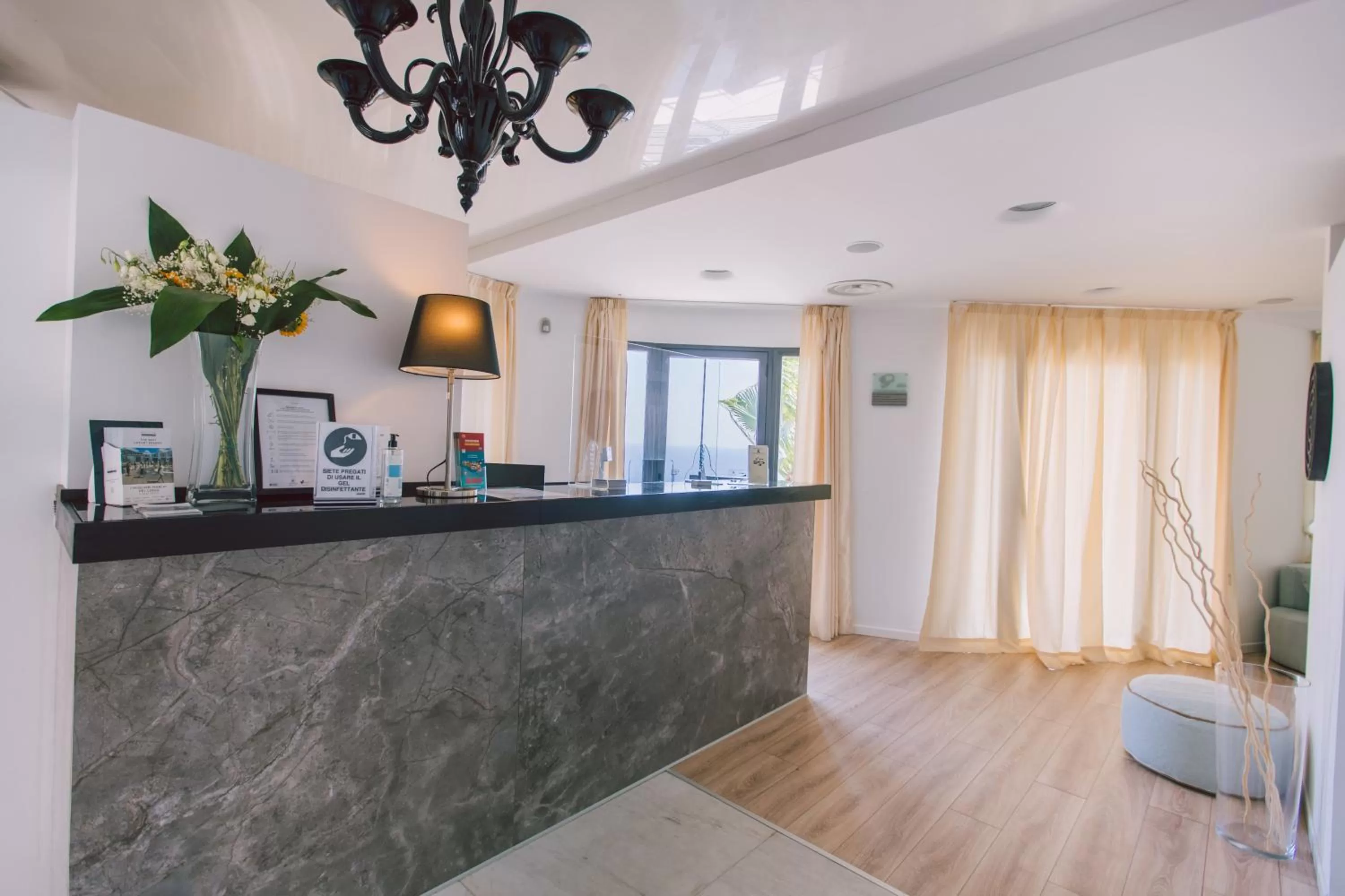 Lobby or reception in Taormina Palace Hotel