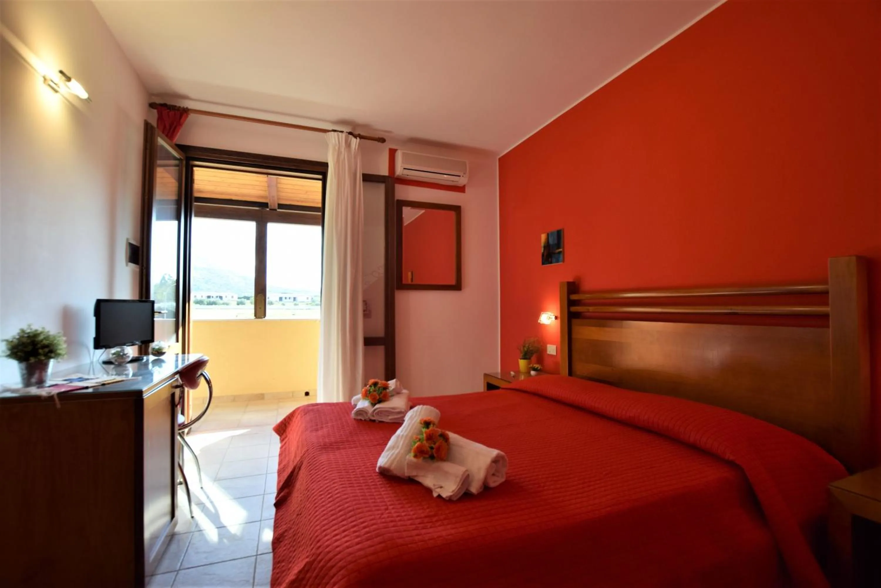 View (from property/room), Bed in Hotel Iride by Marino Tourist