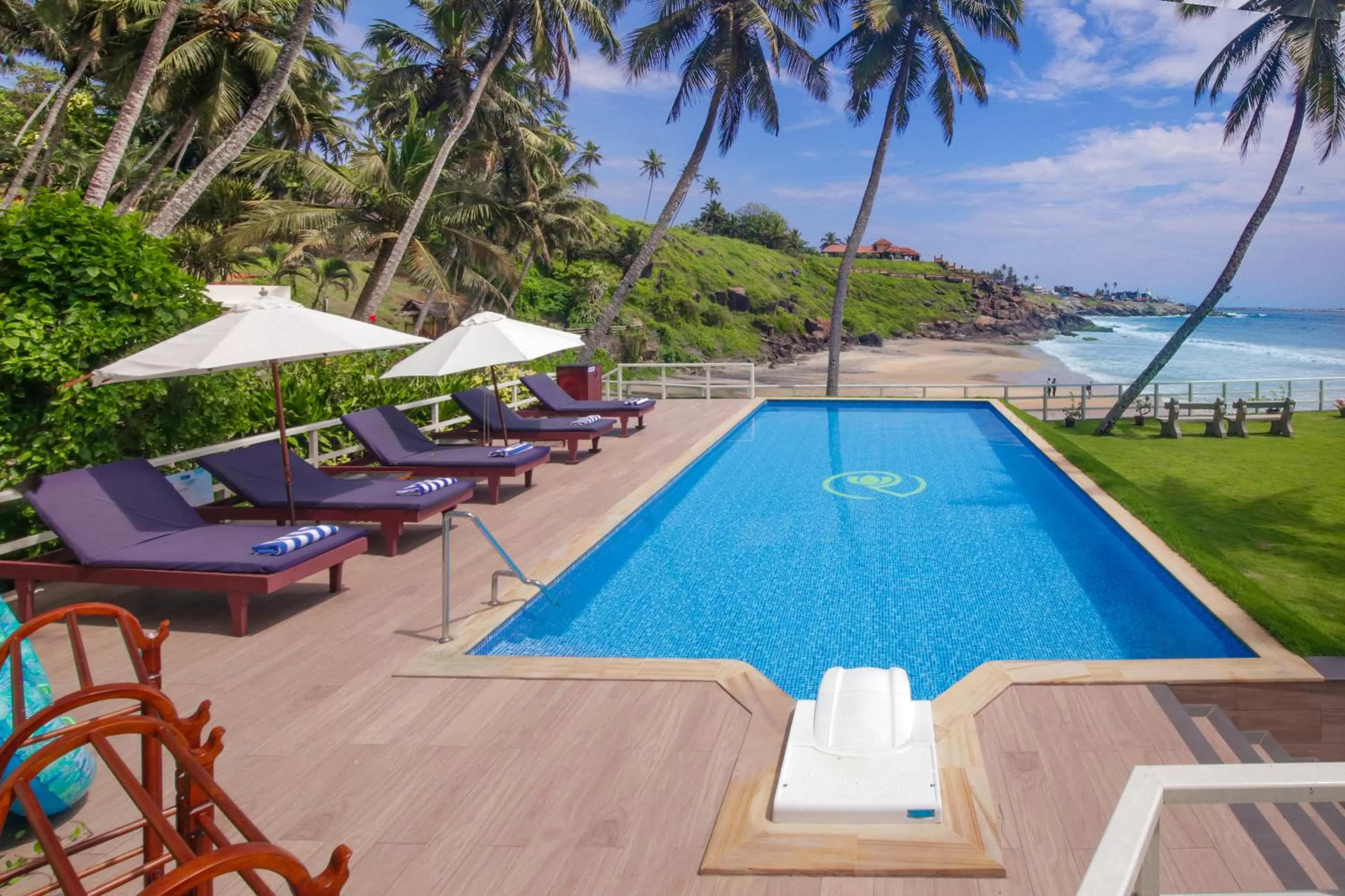 Sea view in Rockholm at the Light House Beach