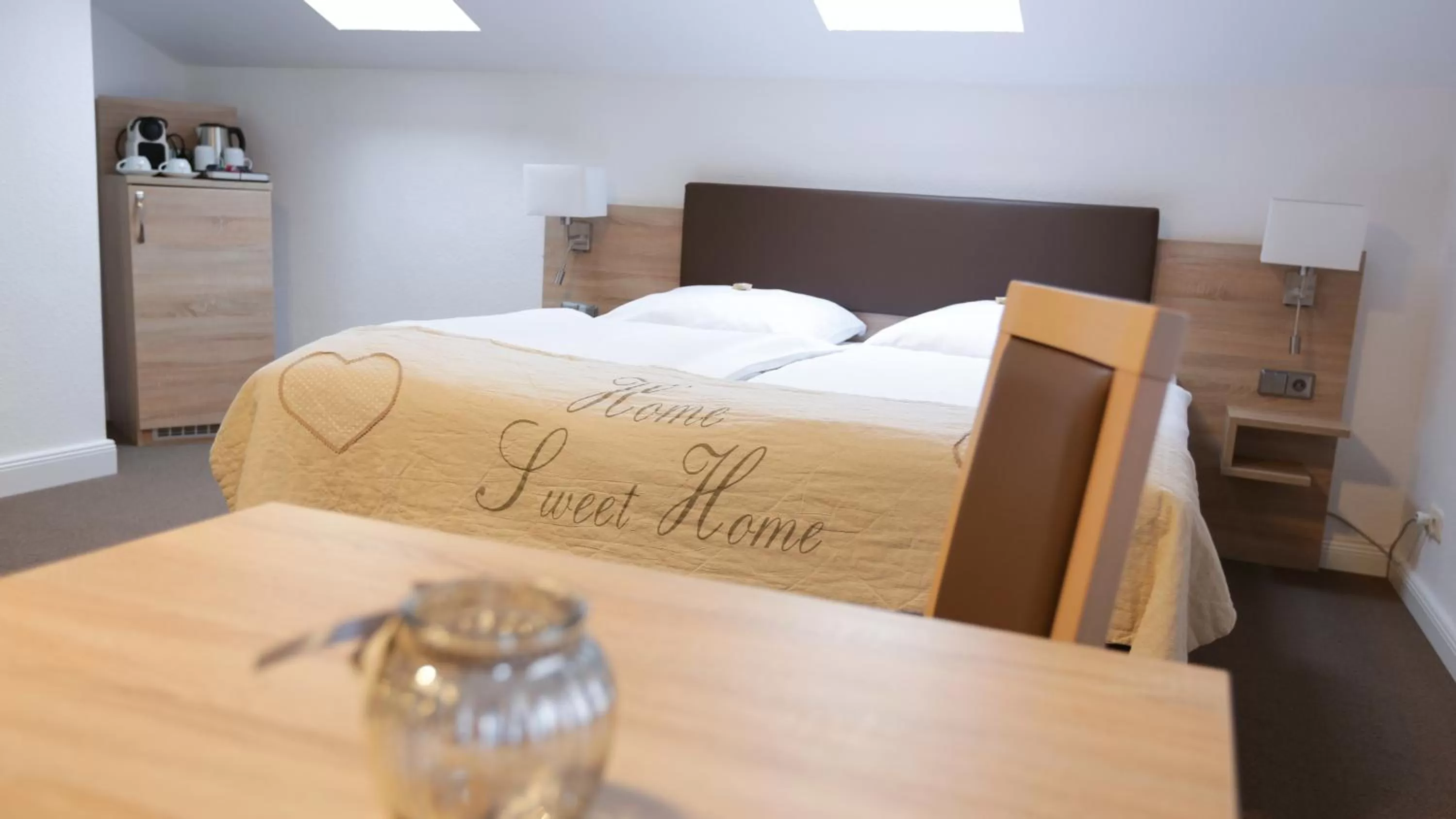 Bedroom, Bed in Hotel Waldhalle