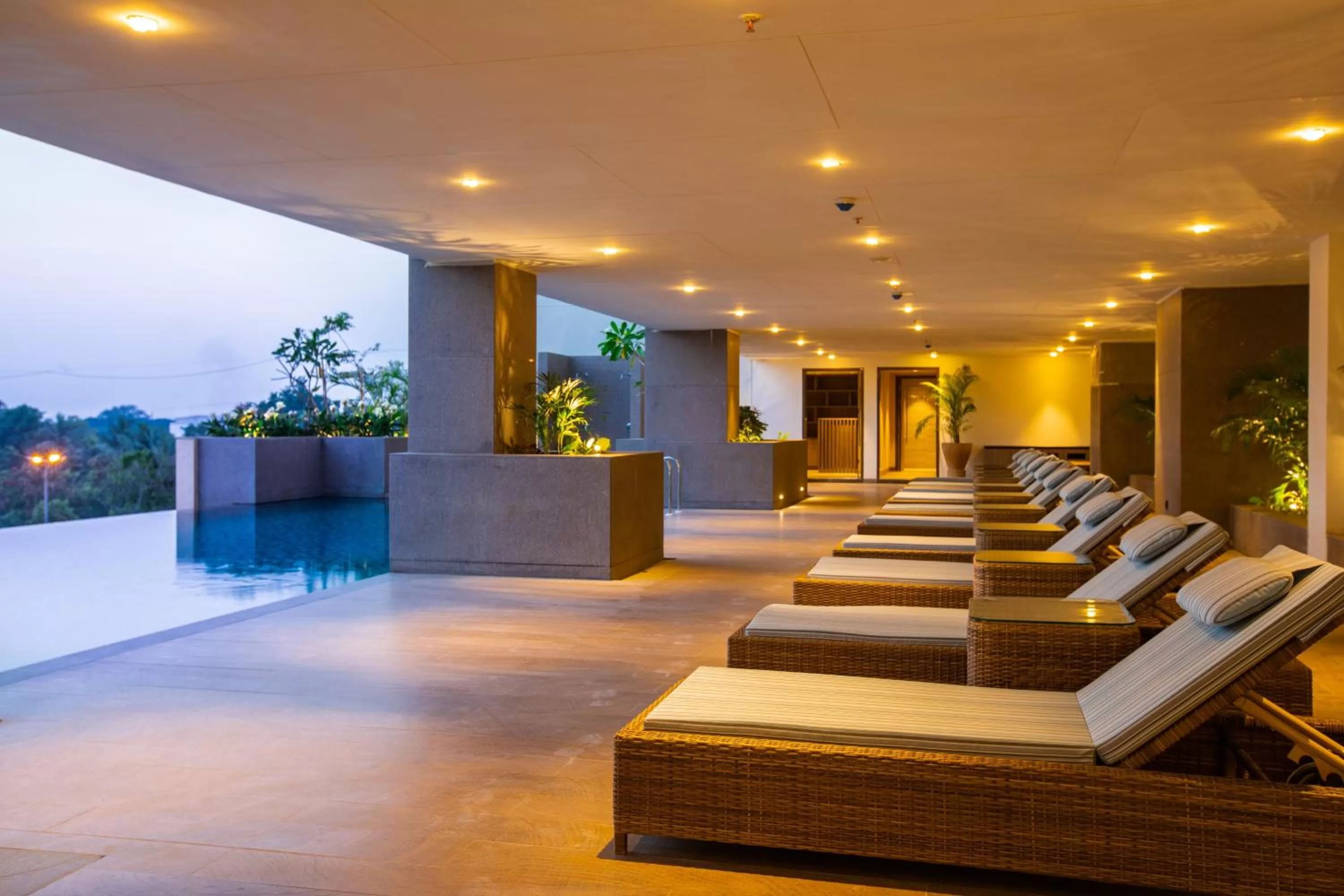 Seating area in Lemon Tree Premier City Center Pune