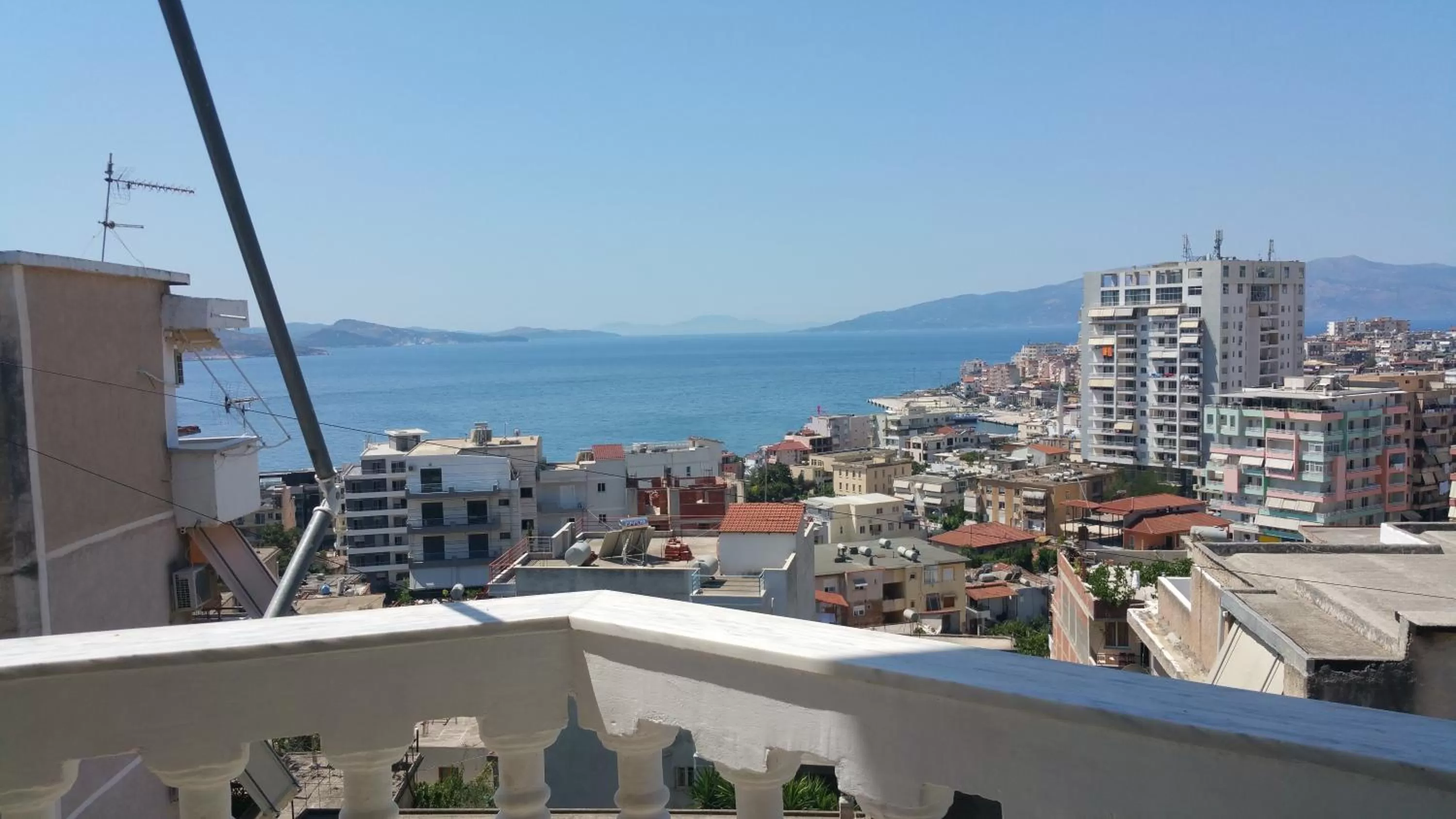 City view in Ideal ApartHotel Saranda