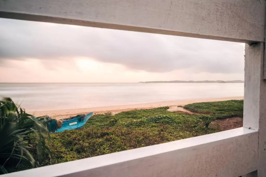 Sea View in Sānti Beach House with pool & beach