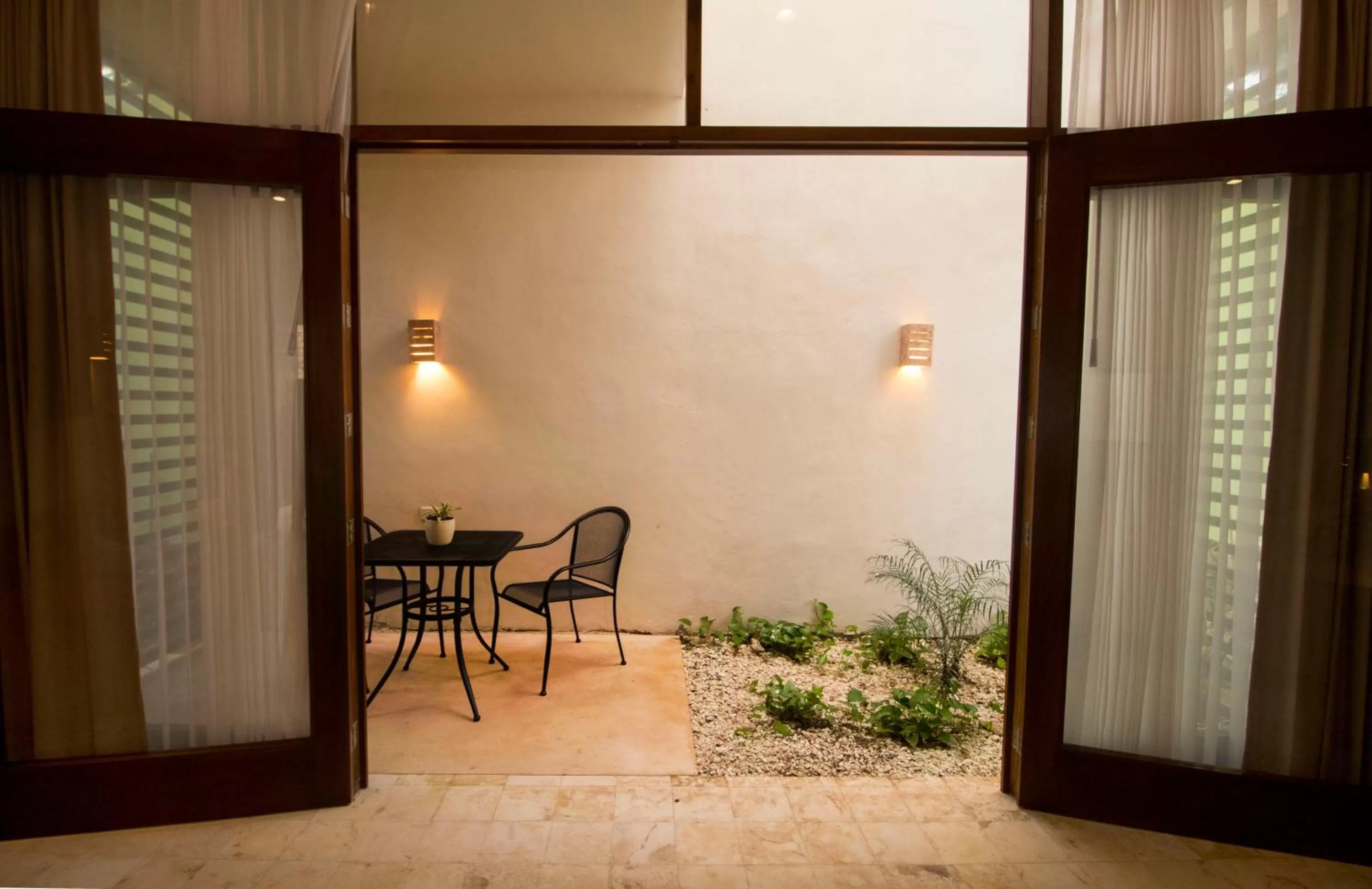 Patio in Hotel Boutique SAYAB