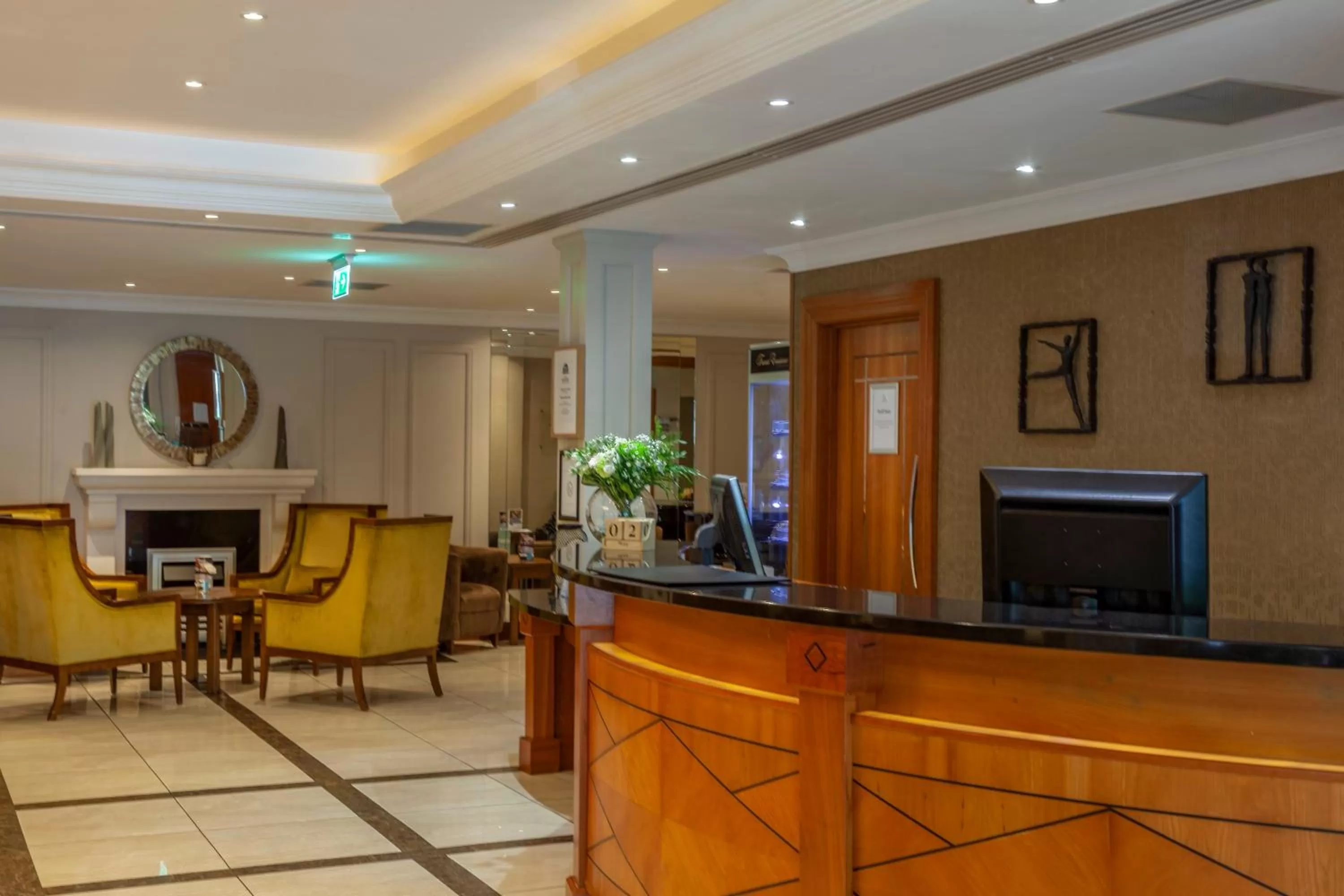 Lobby or reception in The Malone Hotel