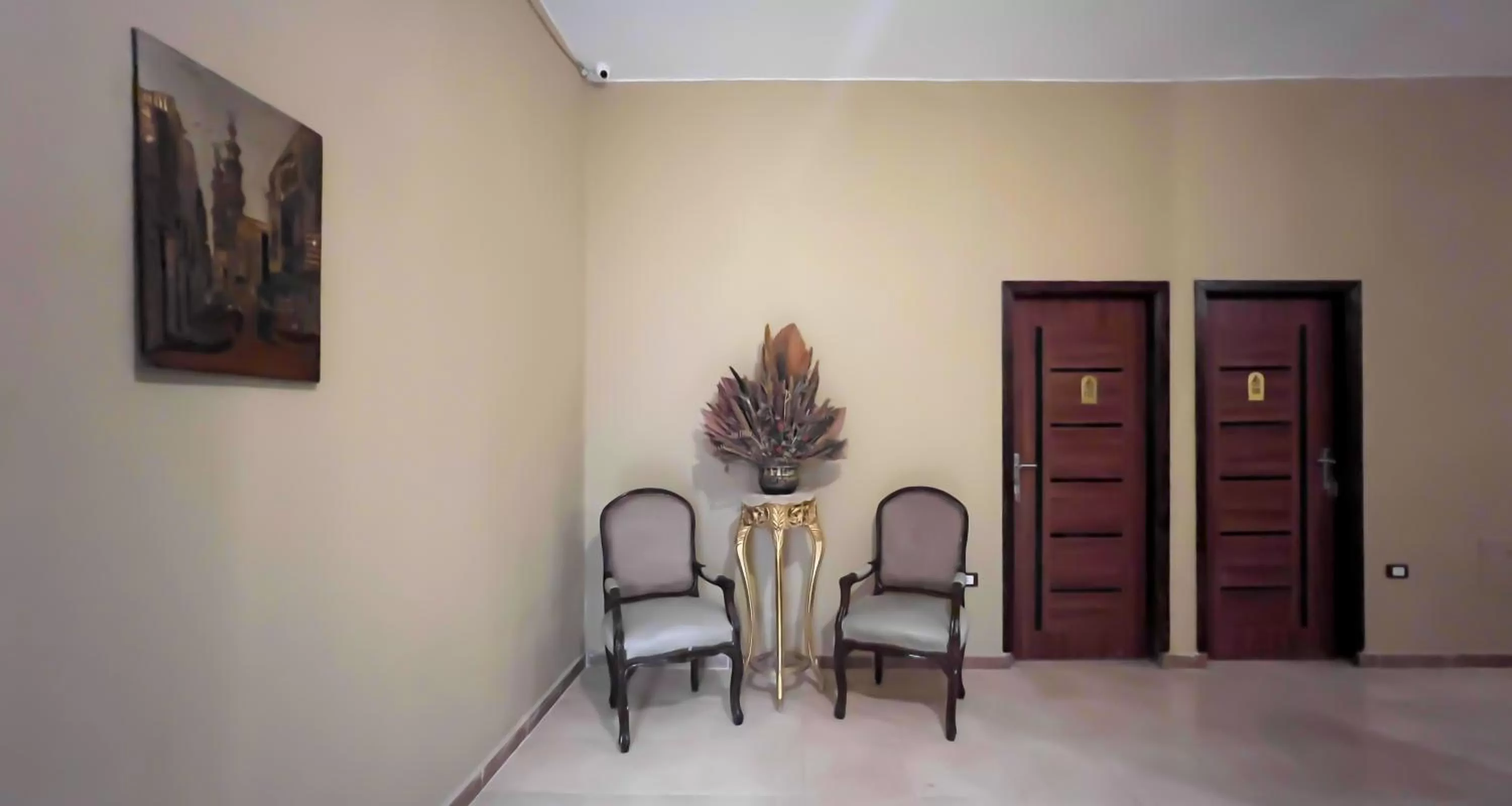 Property building, Seating Area in King Cheops Inn - Pyramid View