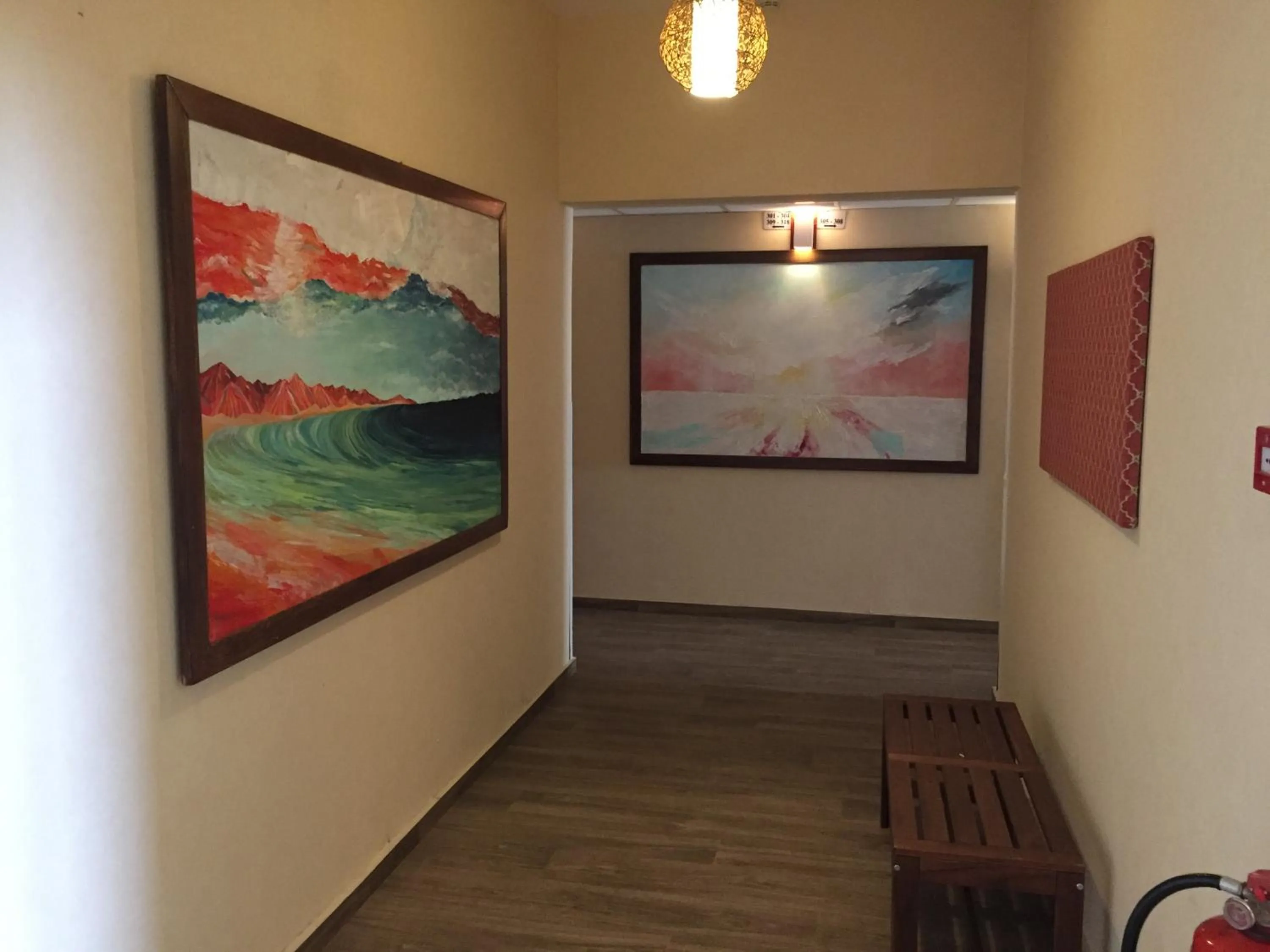 Decorative detail in Hotel Ostria