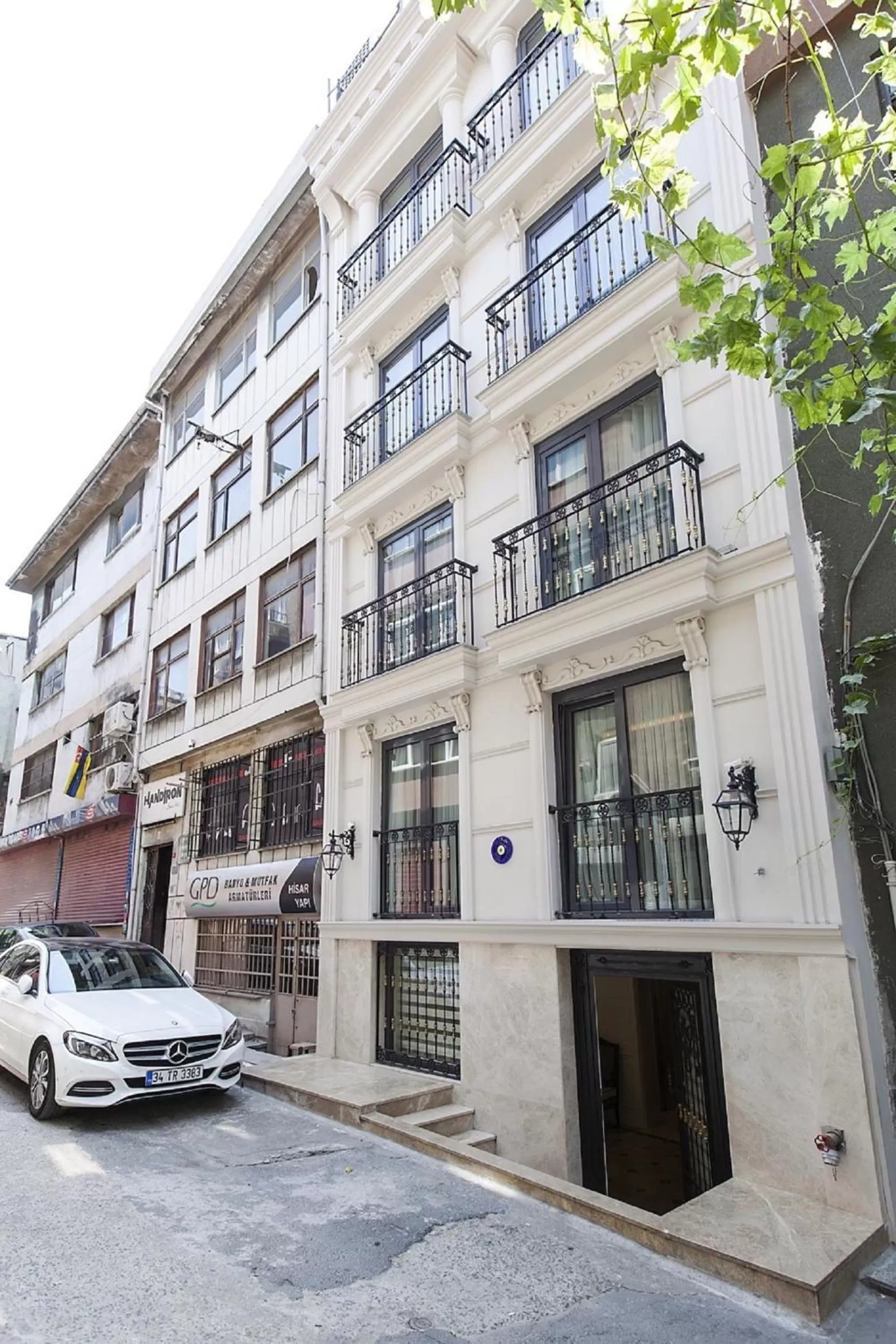 Property building in Perla Galata Hotel