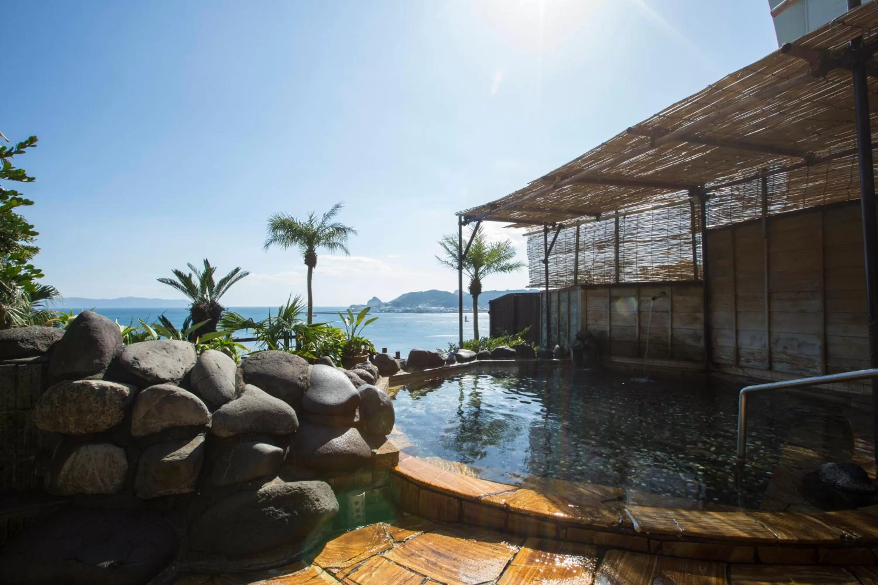 Hot Spring Bath in Ibusuki Royal Hotel