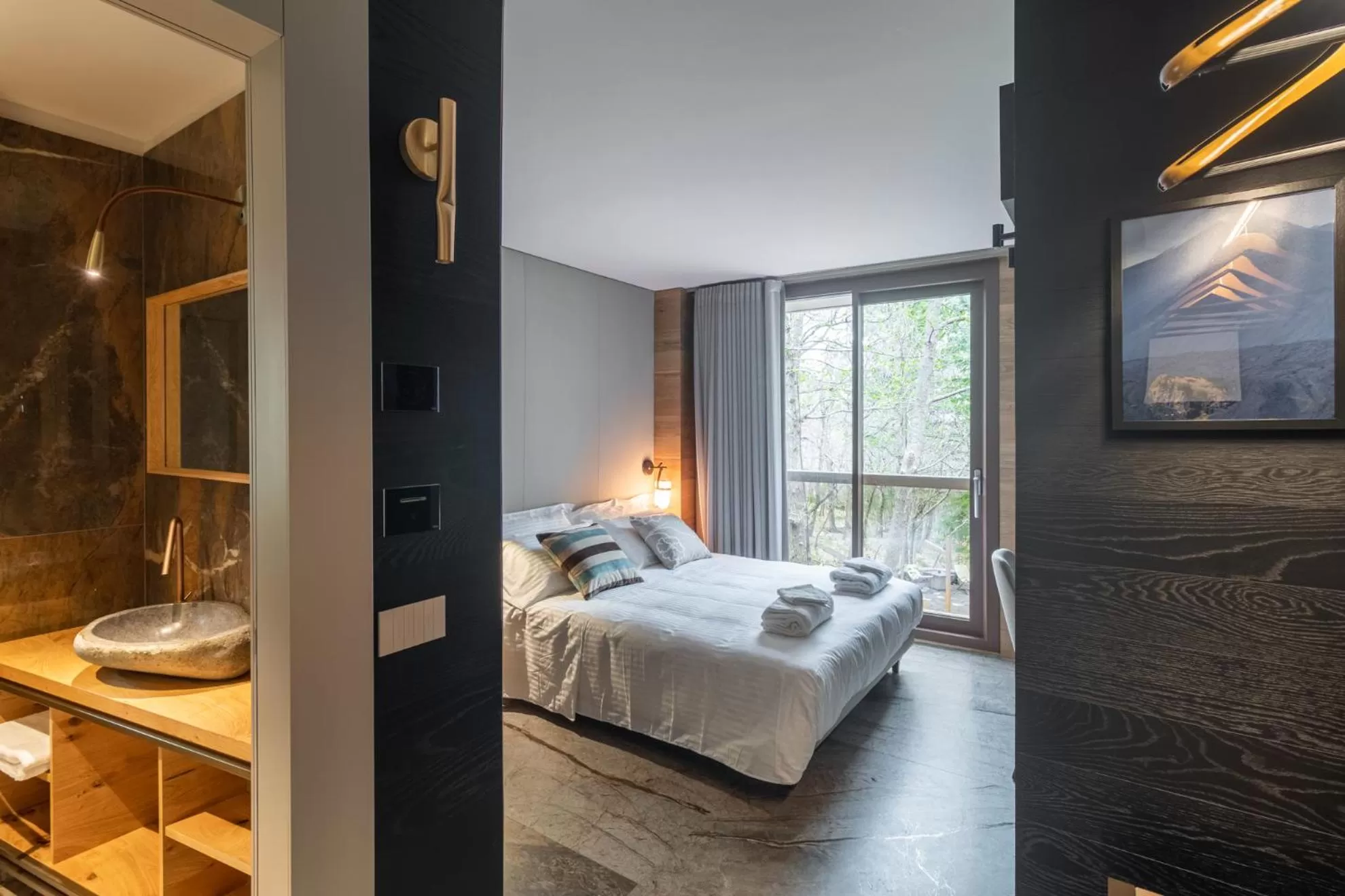 Bed in Locanda Milia Etna