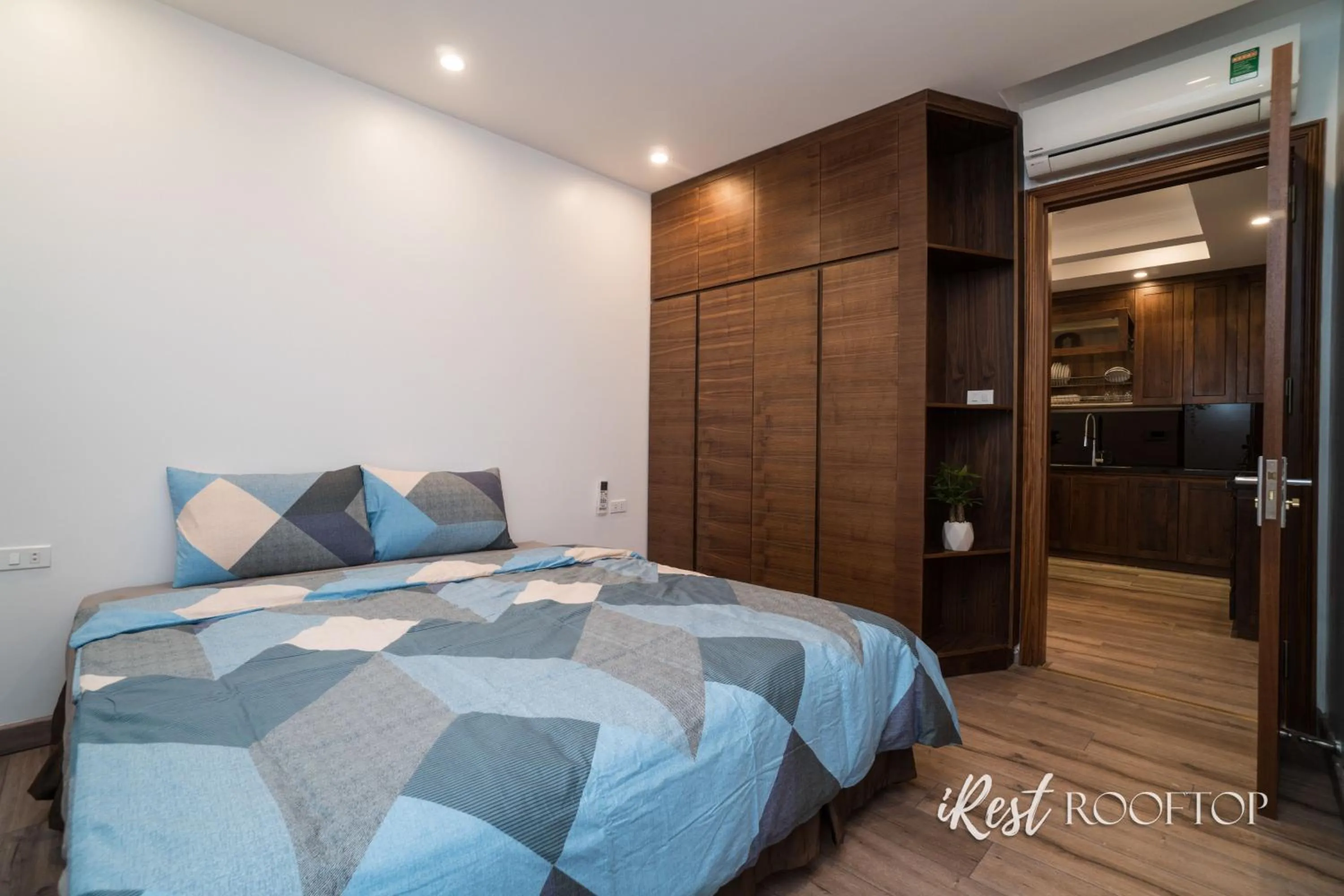 Bed in Irest Apartment