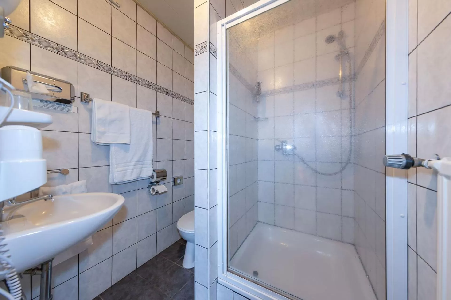 Bathroom in Gasthof zum Siegburger