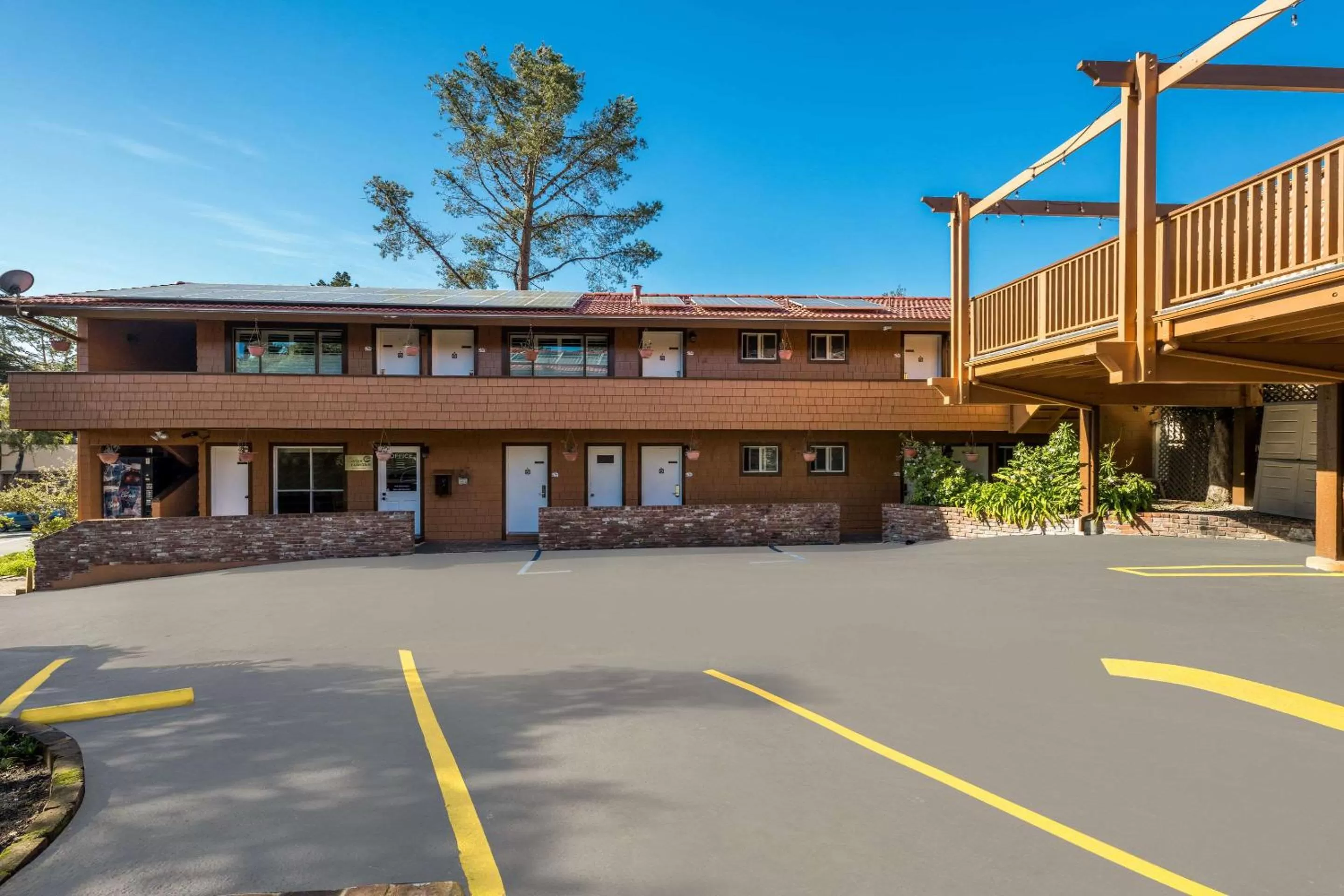 Property building in Clarion Collection Carmel Oaks Inn