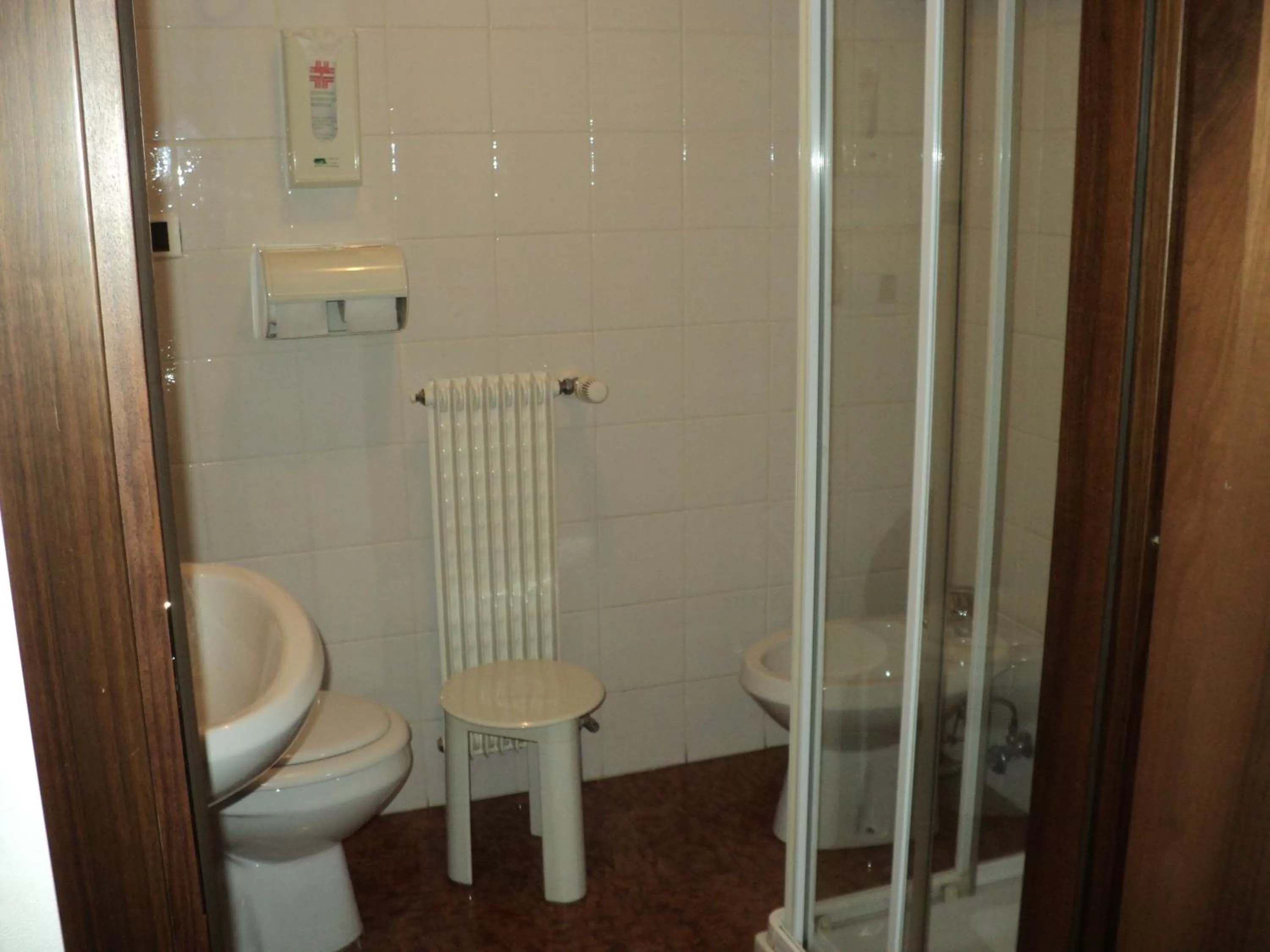 Bathroom in Albergo La Bersagliera