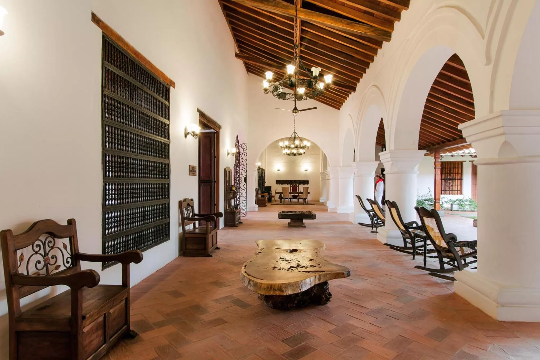 Lobby or reception, Seating Area in Hotel Doña Manuela