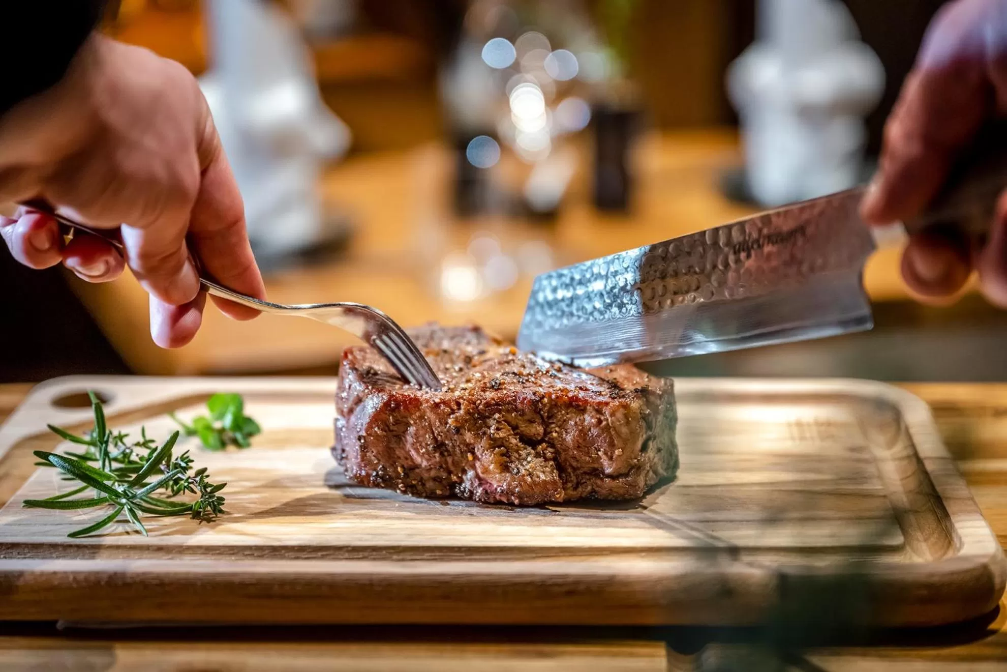 Restaurant/places to eat in Hotel Traumschmiede