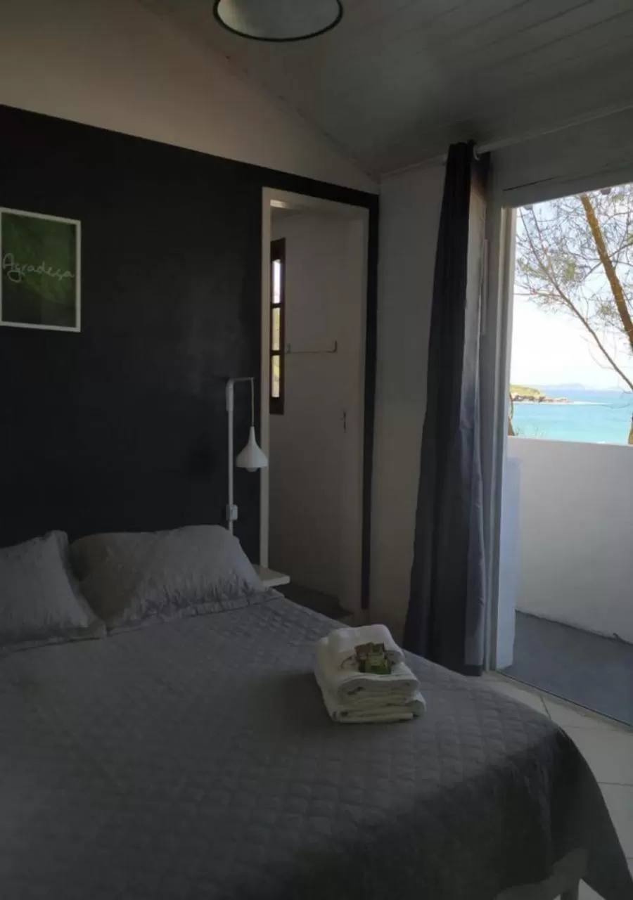 Bed in Casa de Hóspedes "Guesthouse Prainha"