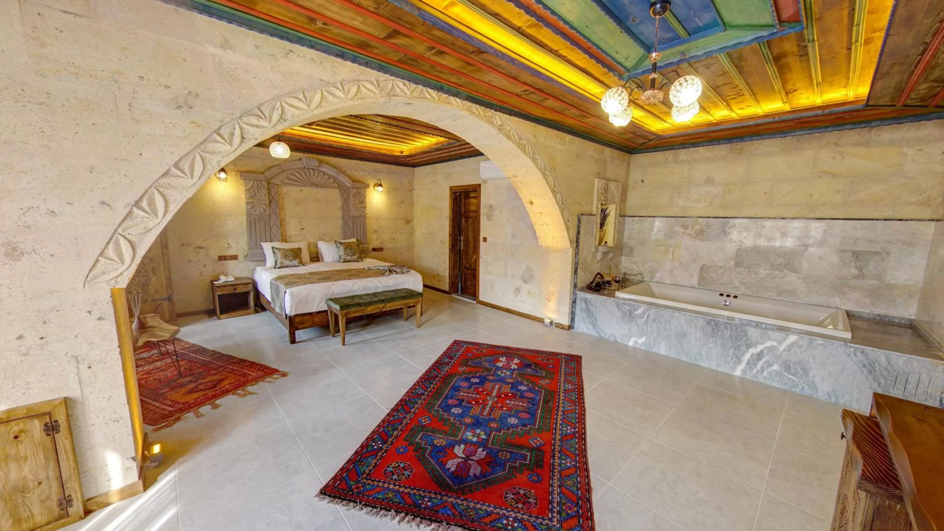 Bed in Premium Cappadocia House