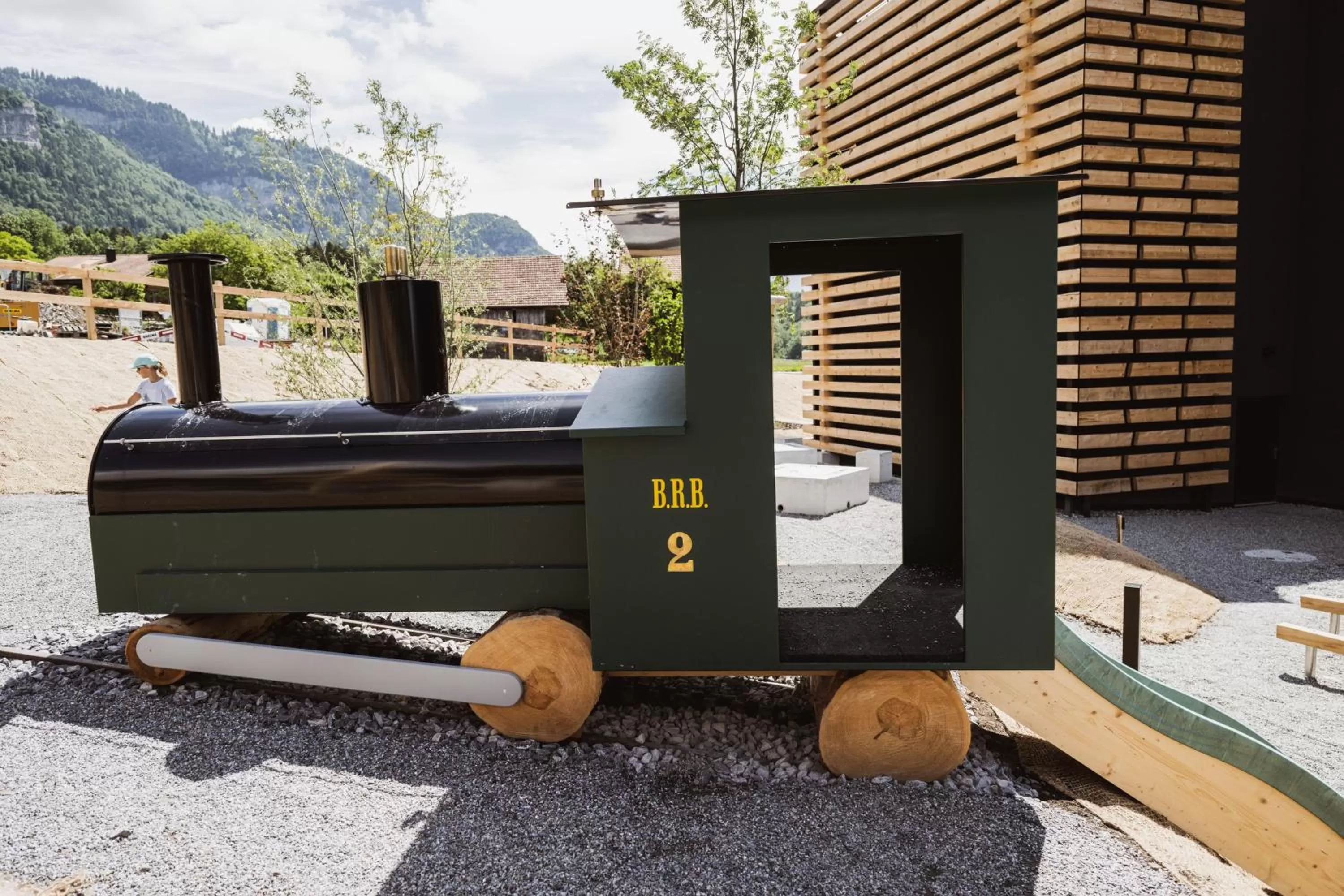 Children play ground in Bretterhotel