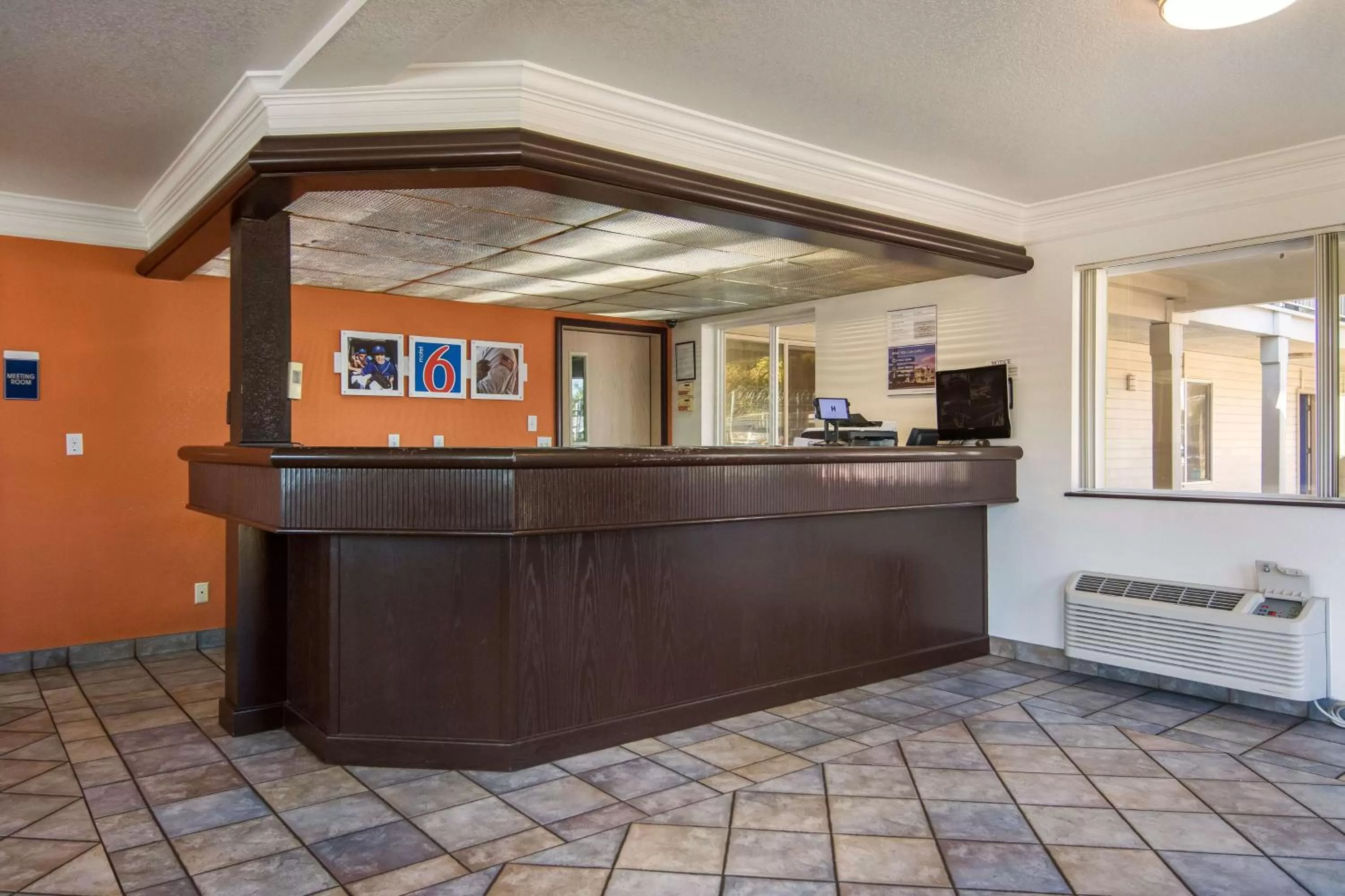 Property logo or sign in Motel 6 Portland Mall - 205