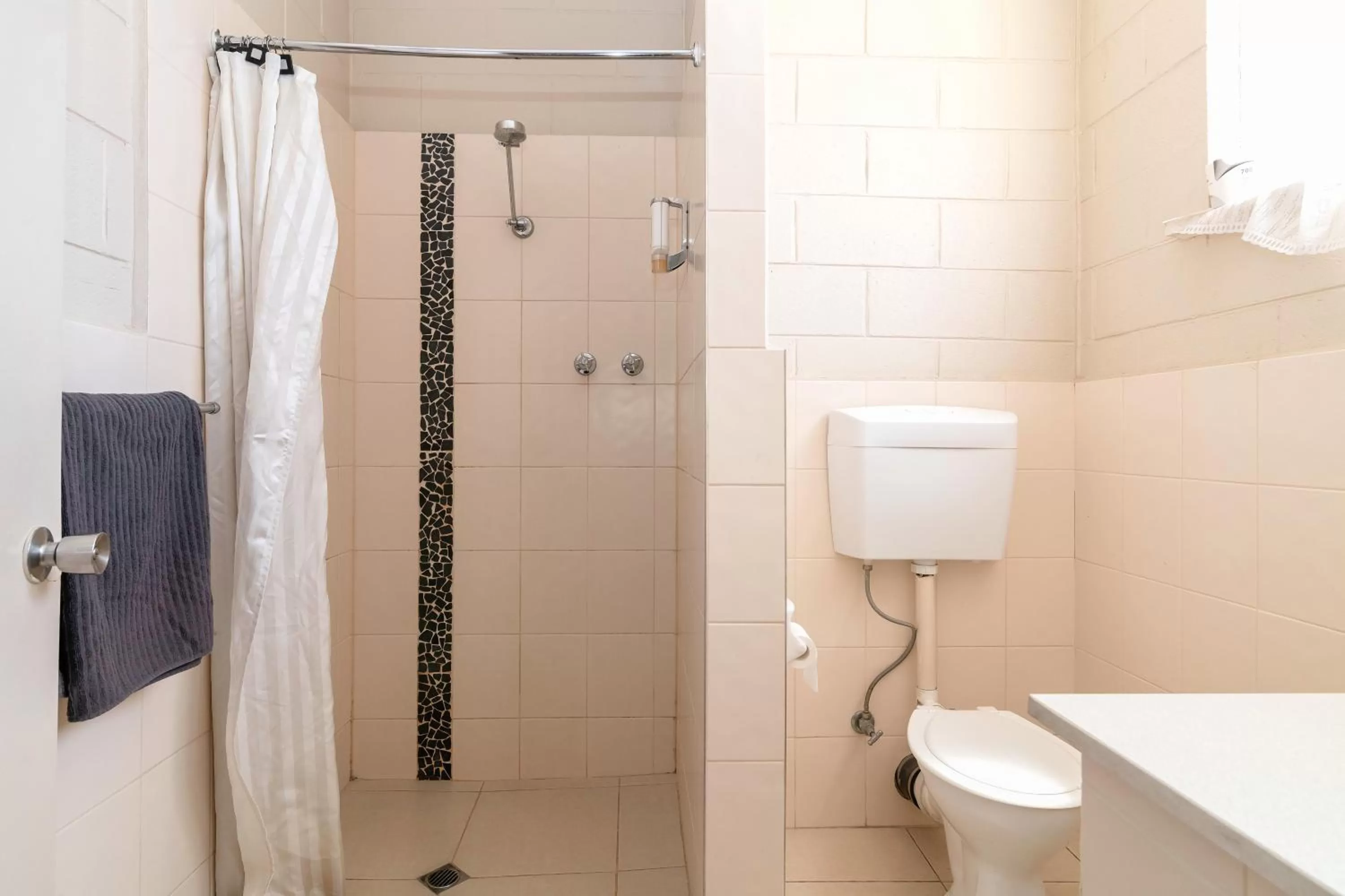 Shower in The Prince Mark Motel