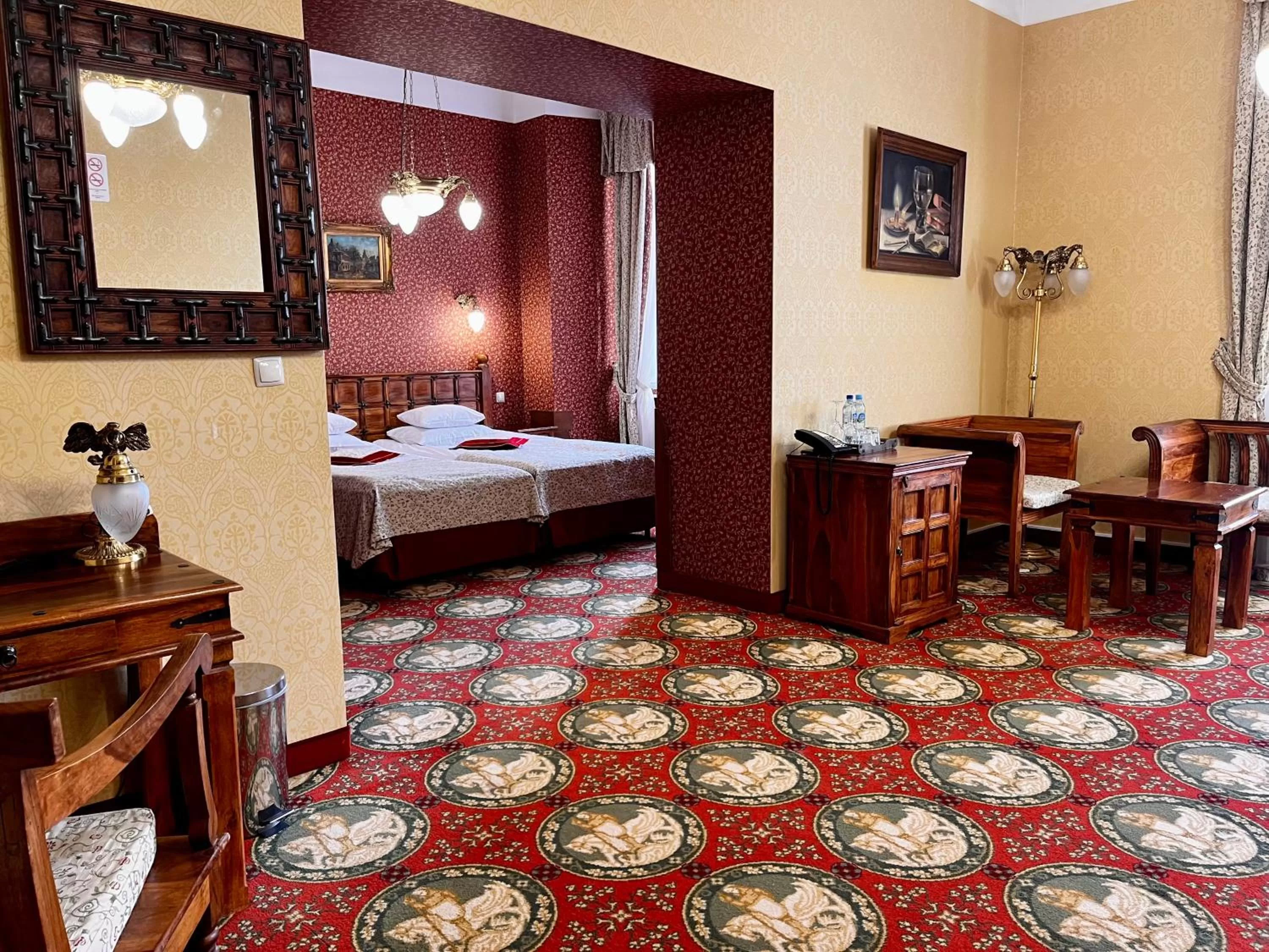 Photo of the whole room, Bed in Hotel Zamek Ryn