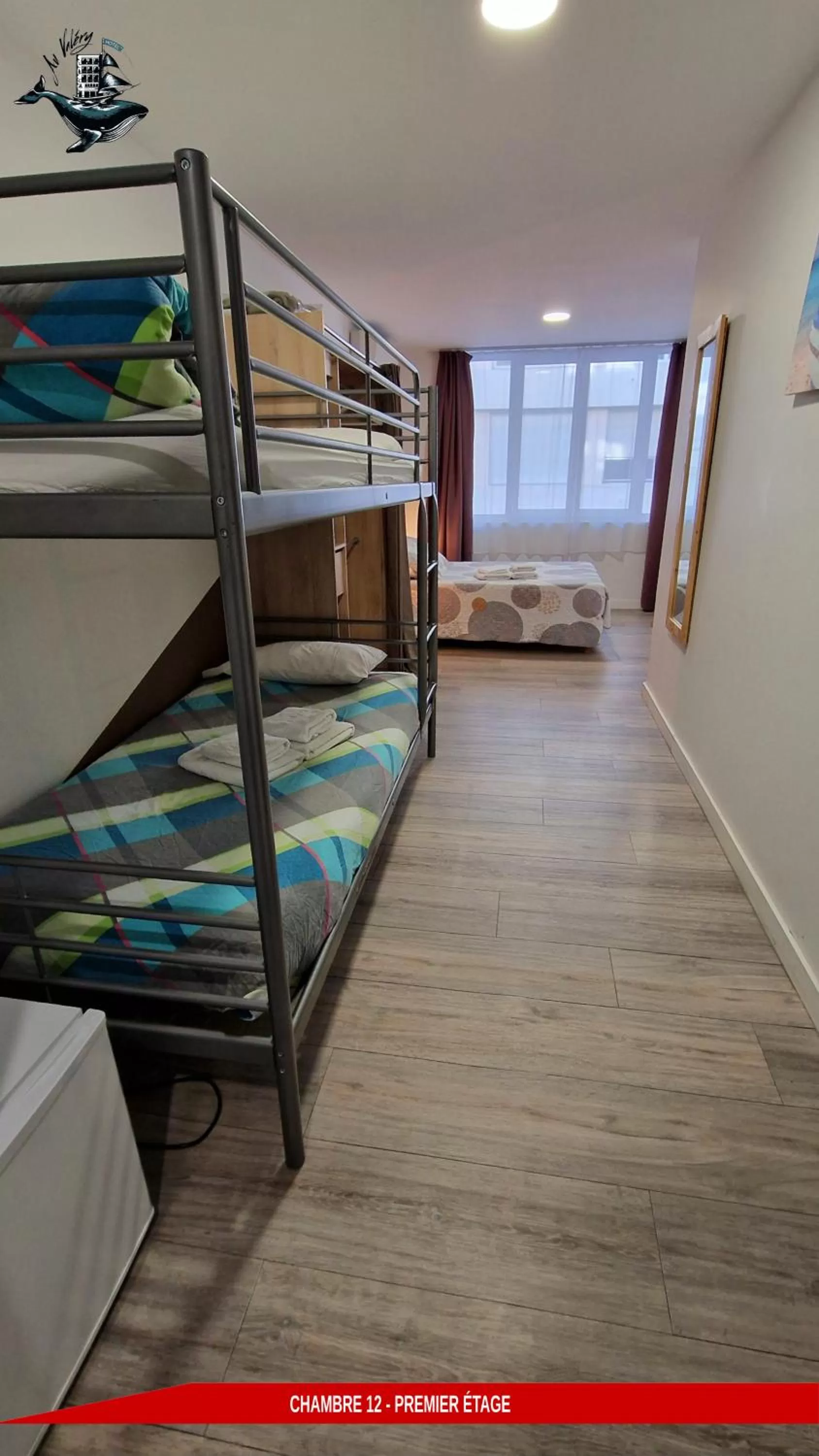 Bed in Hôtel Au Valéry