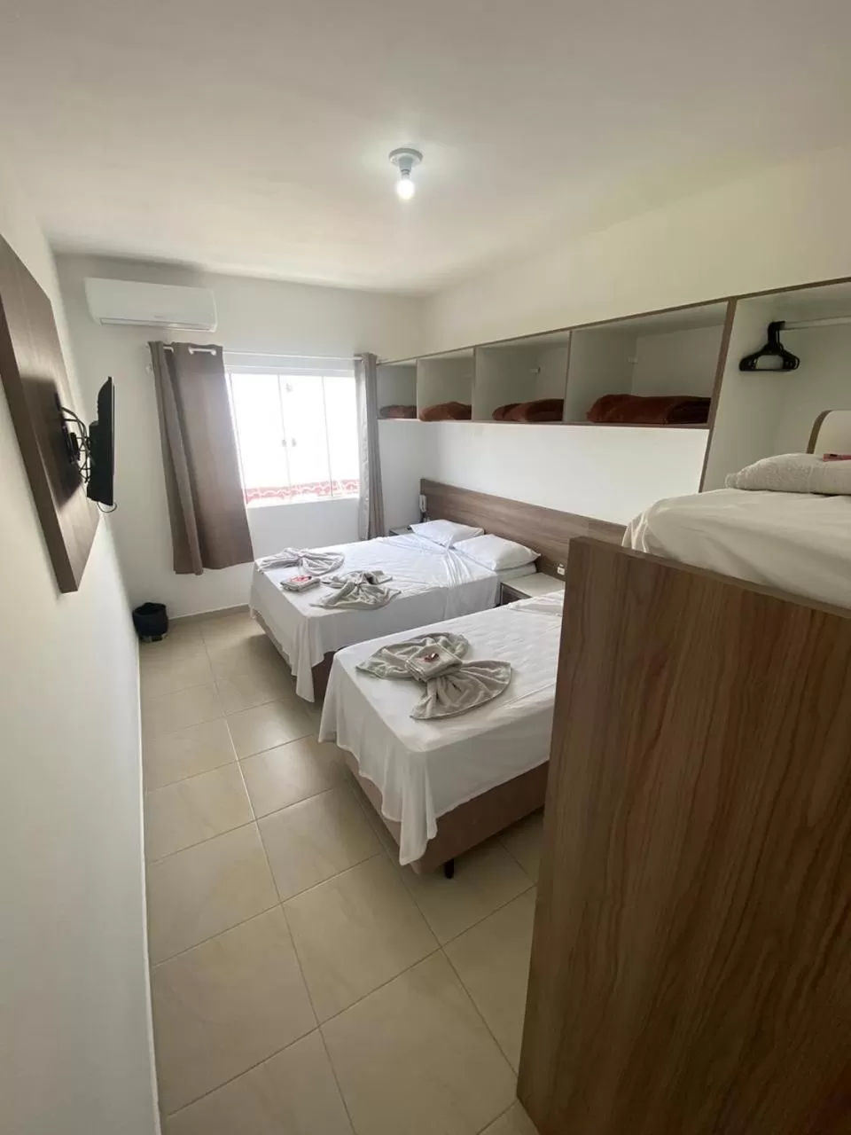 Bed in Pousada Vó Dena