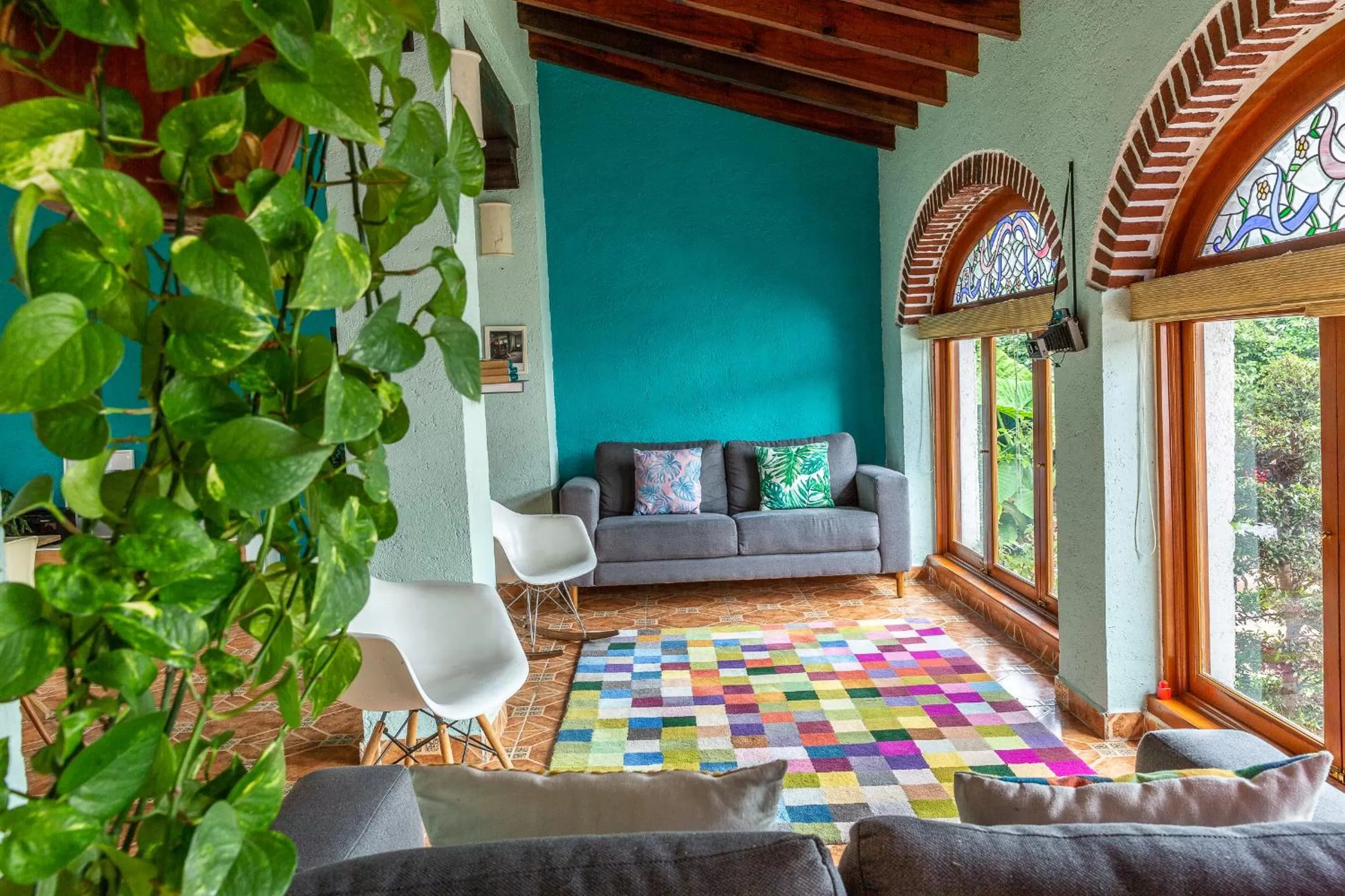 Living room in Colibrí Turquesa