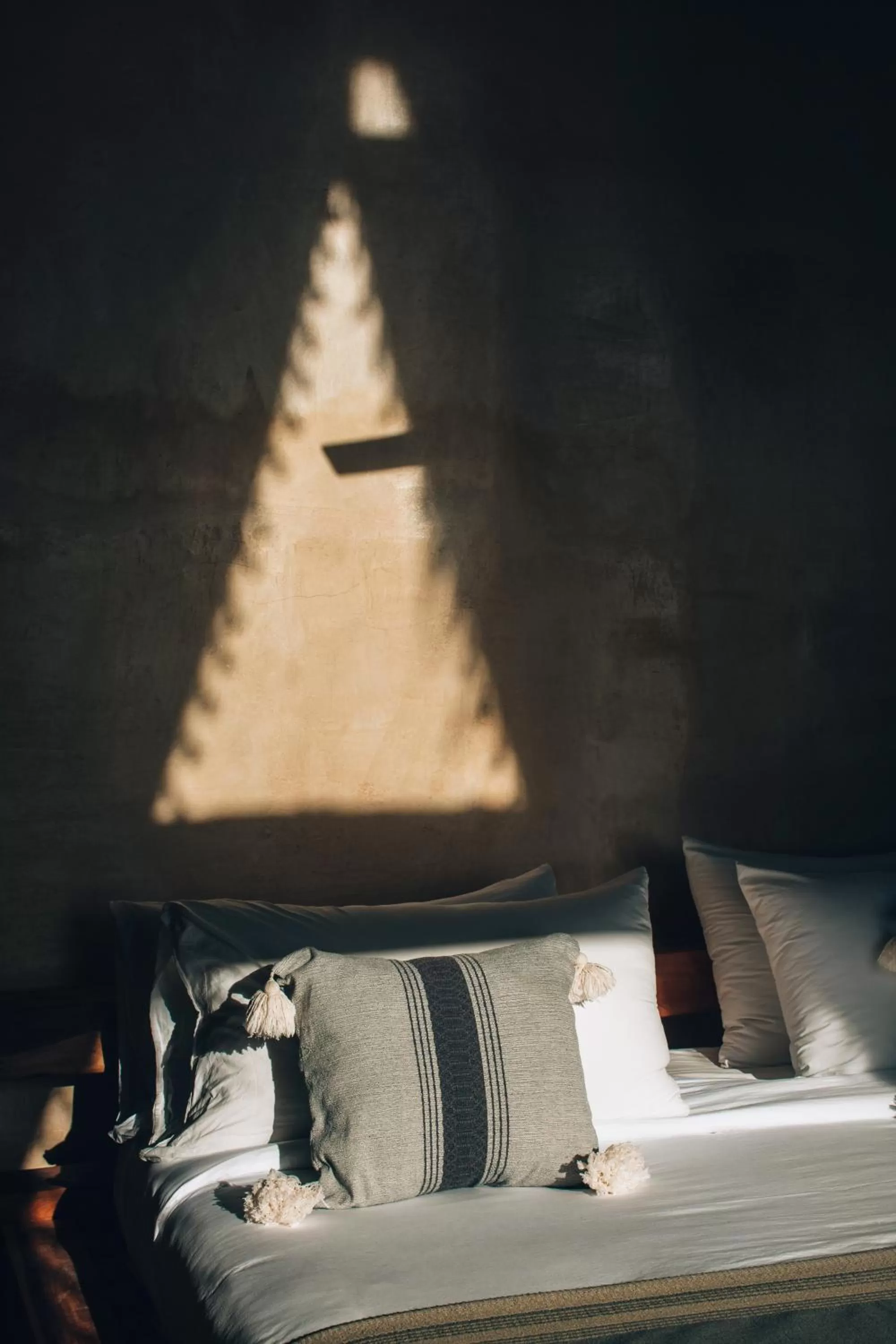 Bed in Ikal Tulum Hotel