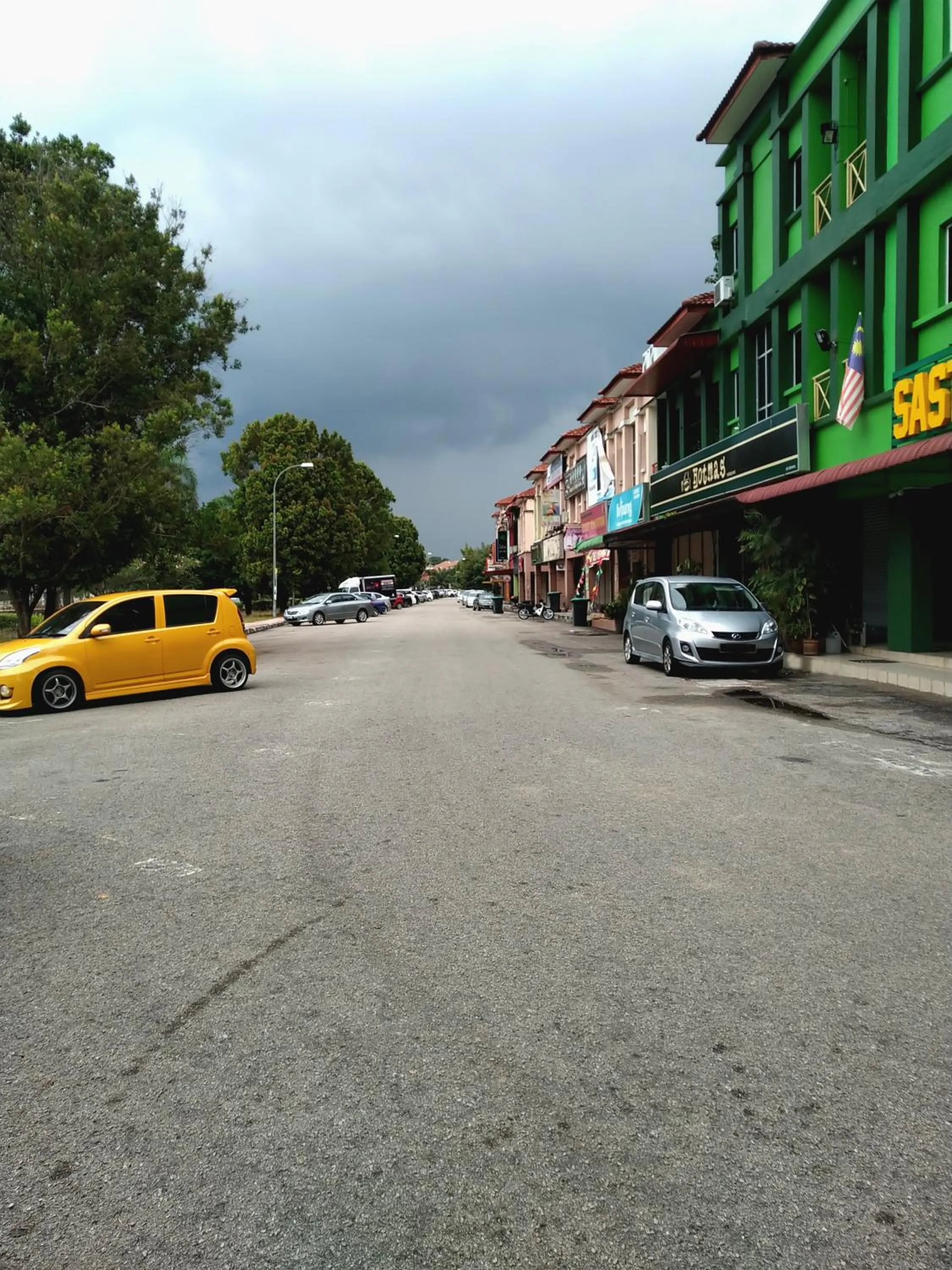 Street view in Sastria Hotel Sungai Petani