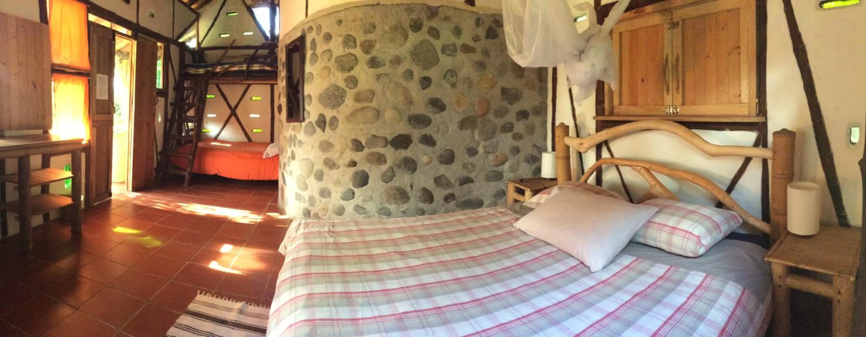 Bed in Hotel La Casa de Francois