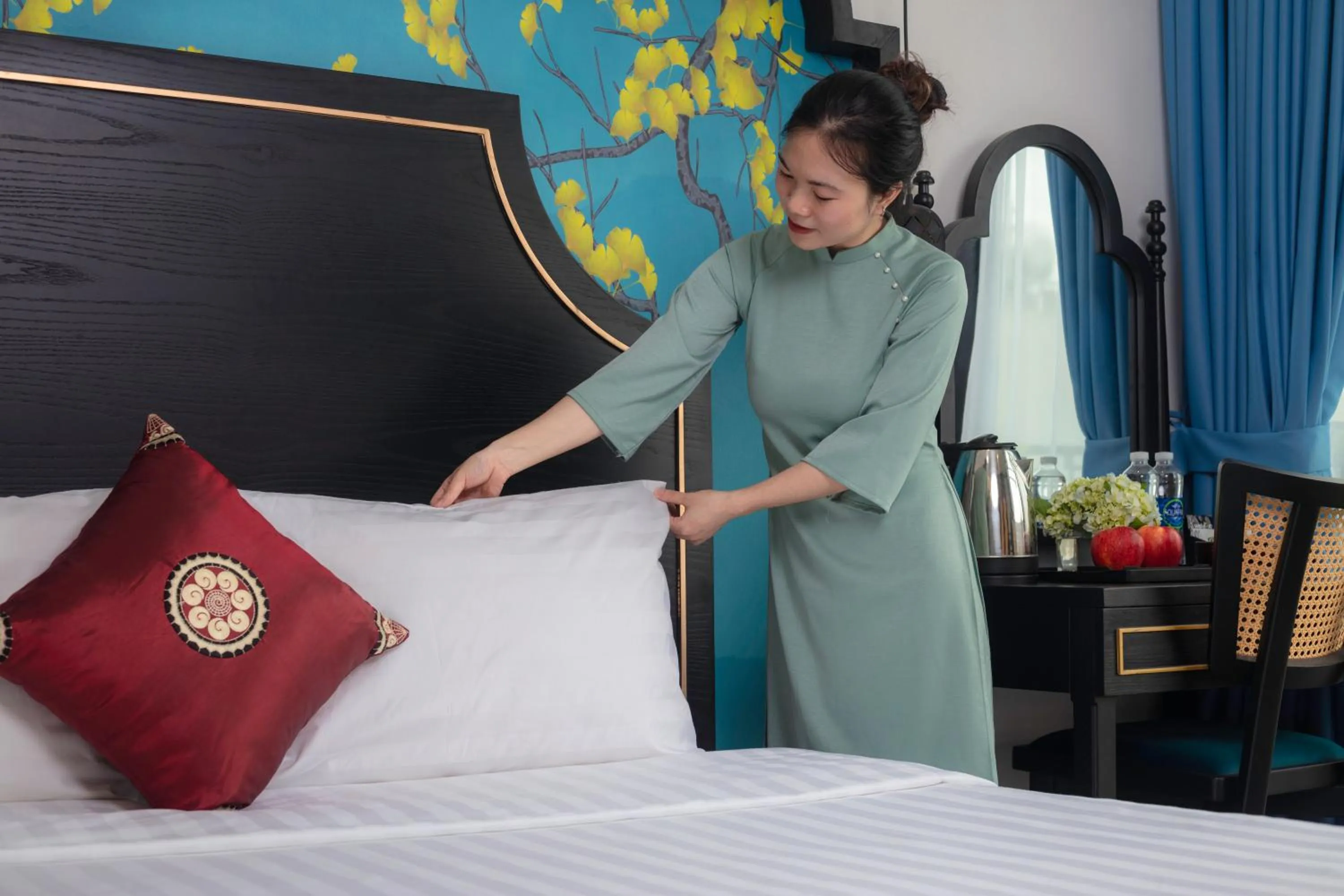 Bed in Queen Light Hotel - Ha Noi Old Quater