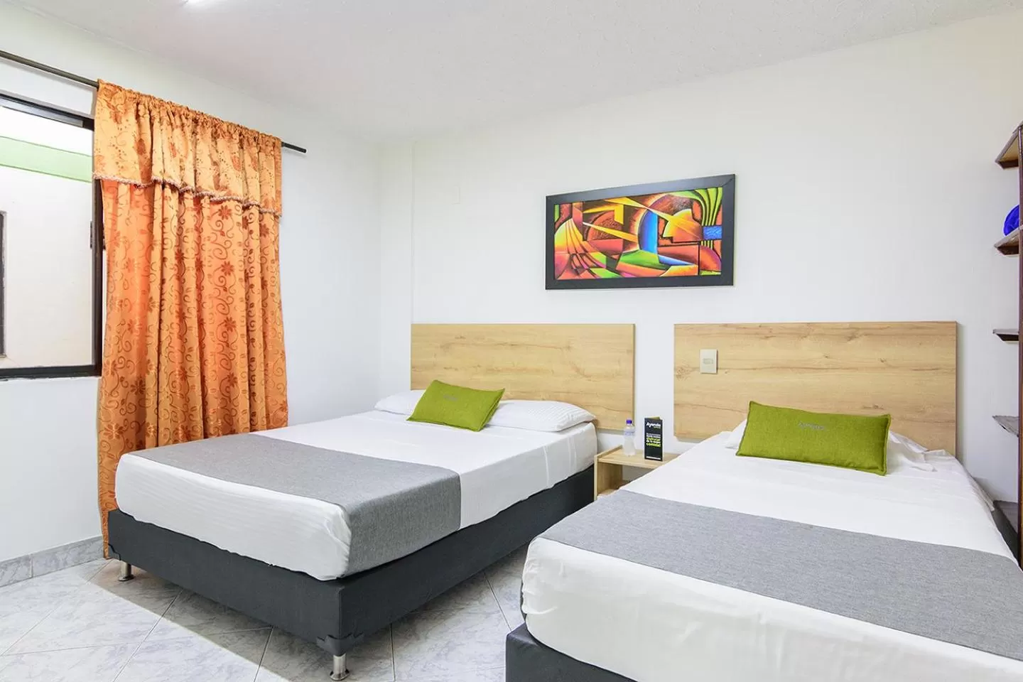 Bed in Hotel Balcones del Estadio