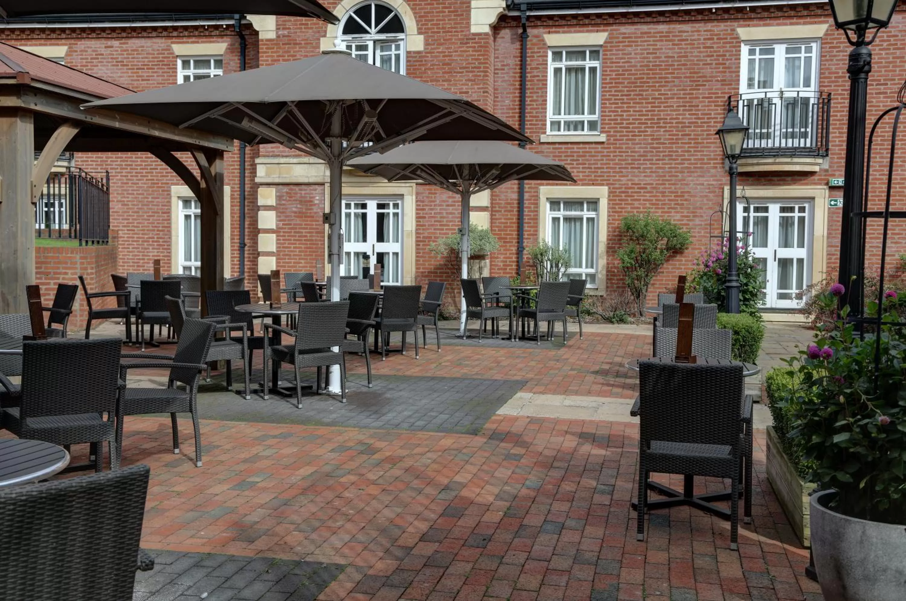 Patio in Manor Hotel Solihull, BW Signature Collection