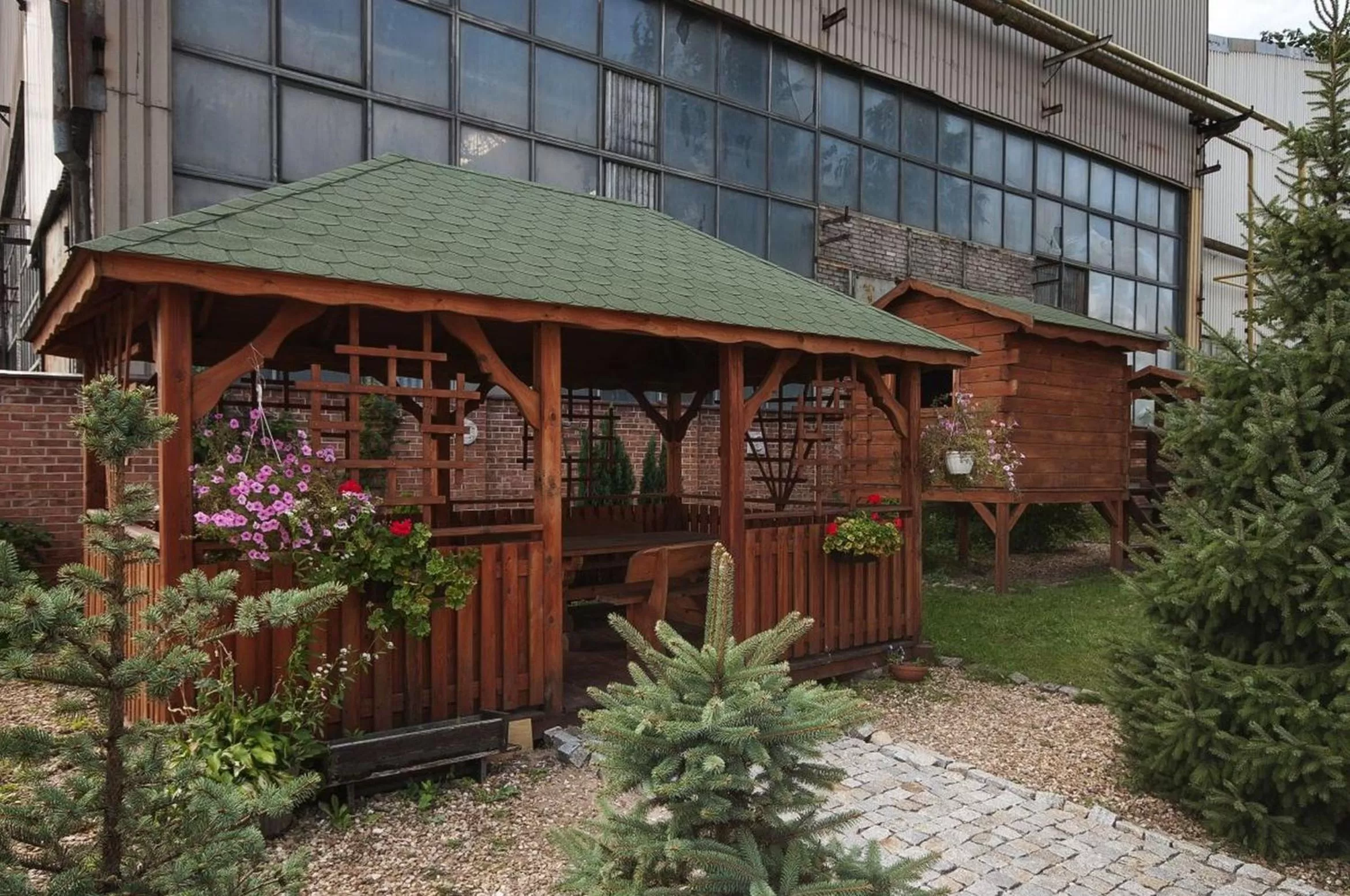 Area and facilities, Property Building in Hotel Restauracja Pod Parowozem