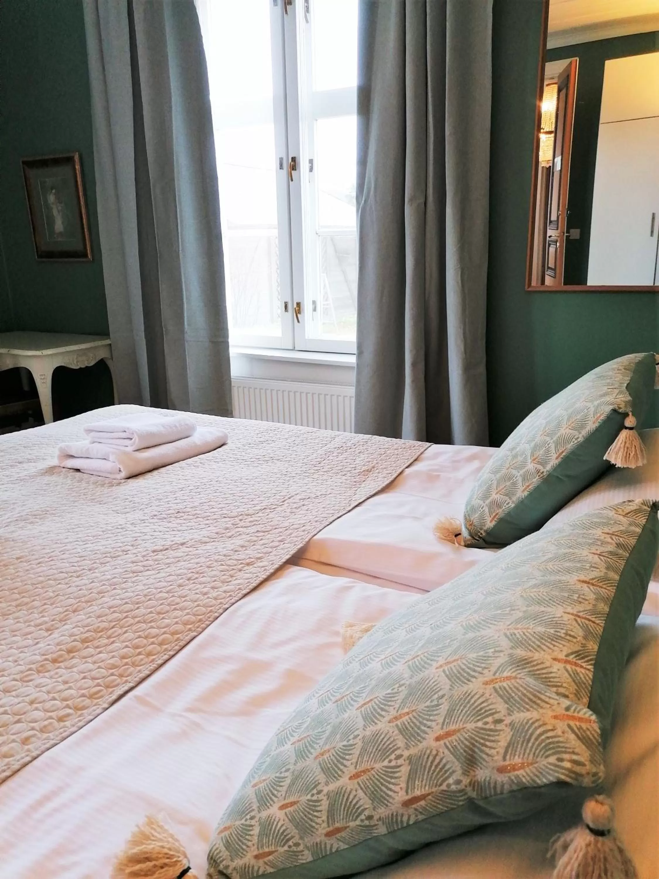 Bed in Haapala Brewery restaurant and accommodation