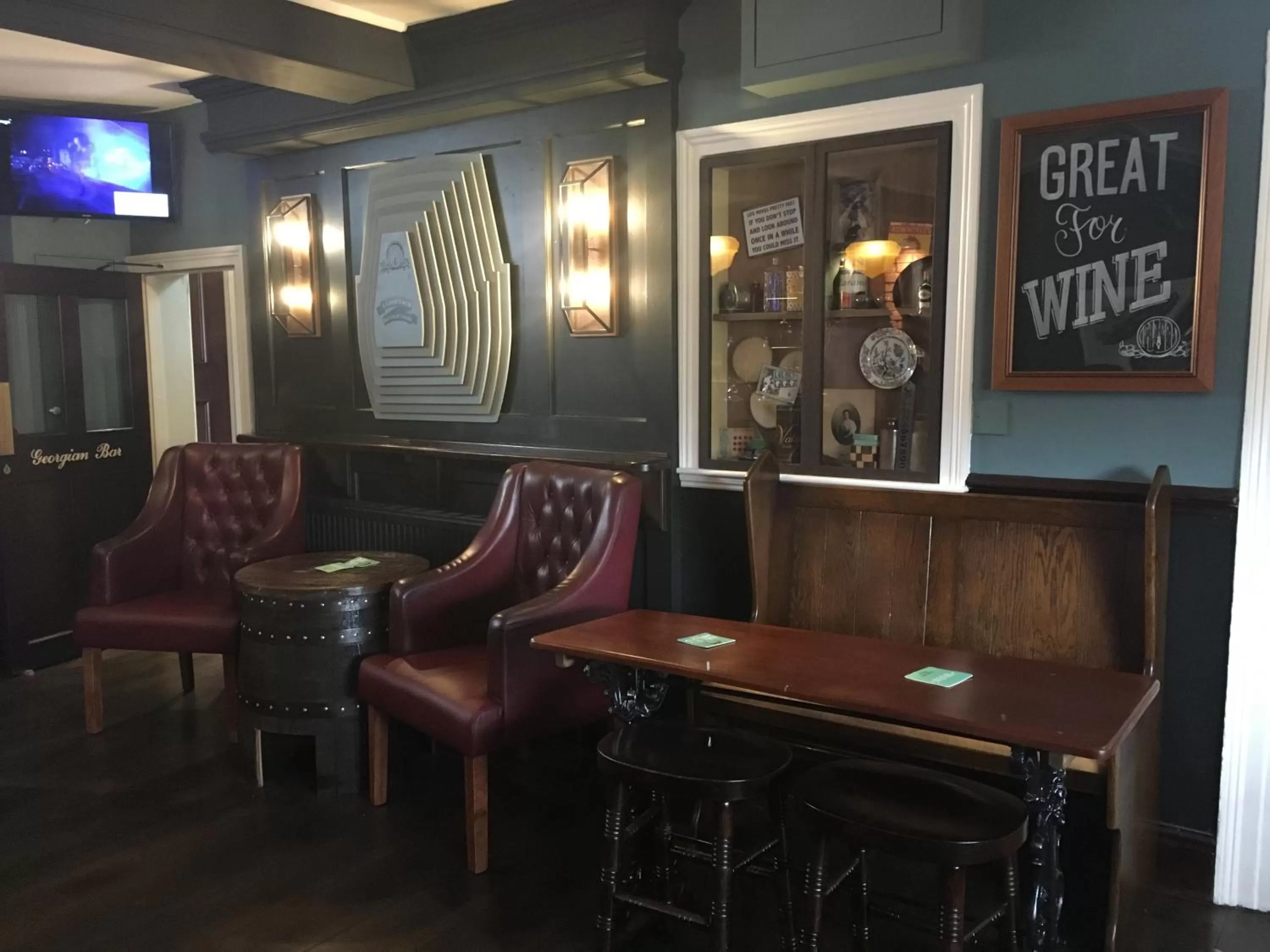 Lounge or bar in The Angel Inn Stourport