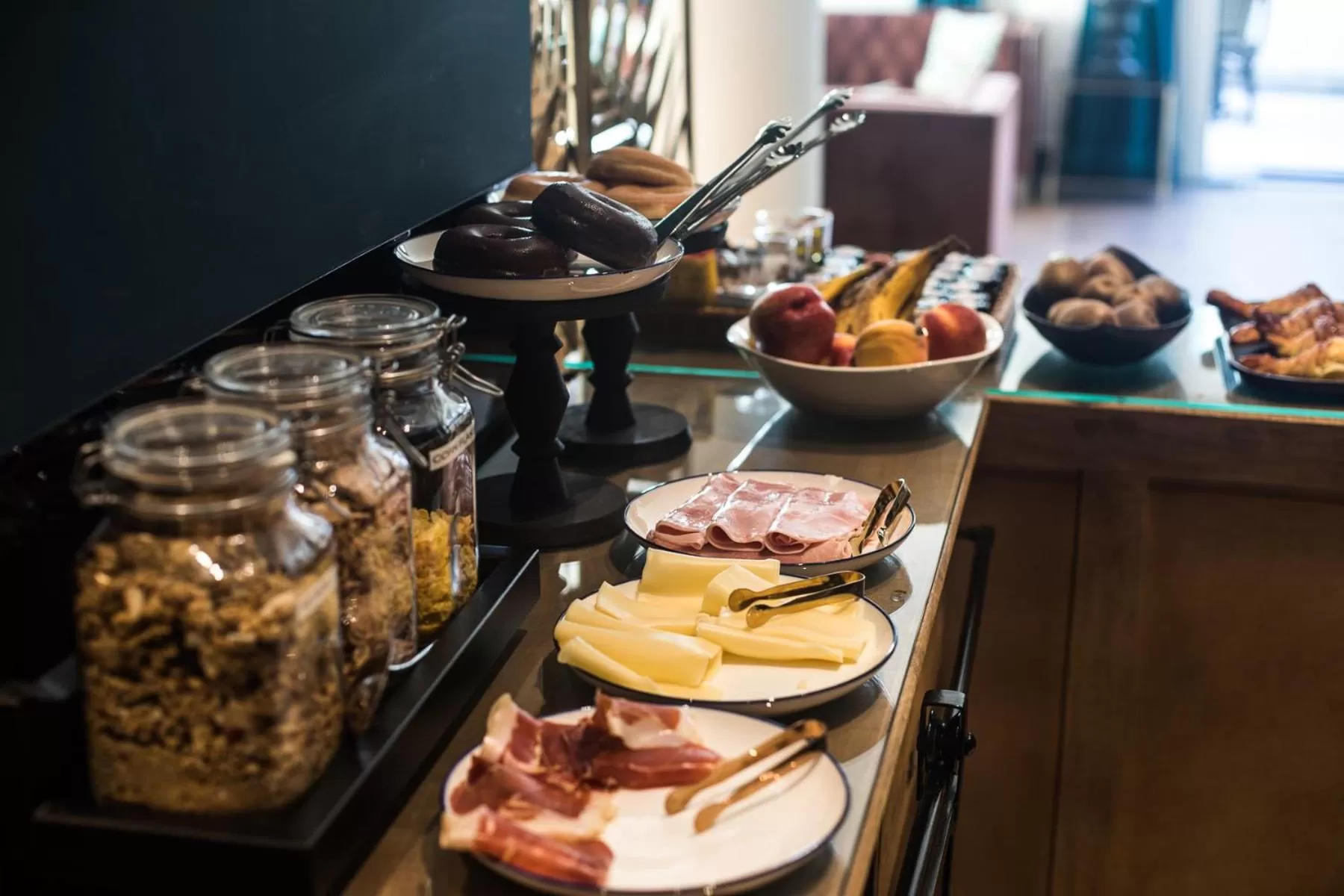 Buffet breakfast in Villa Eugenia Boutique Hotel