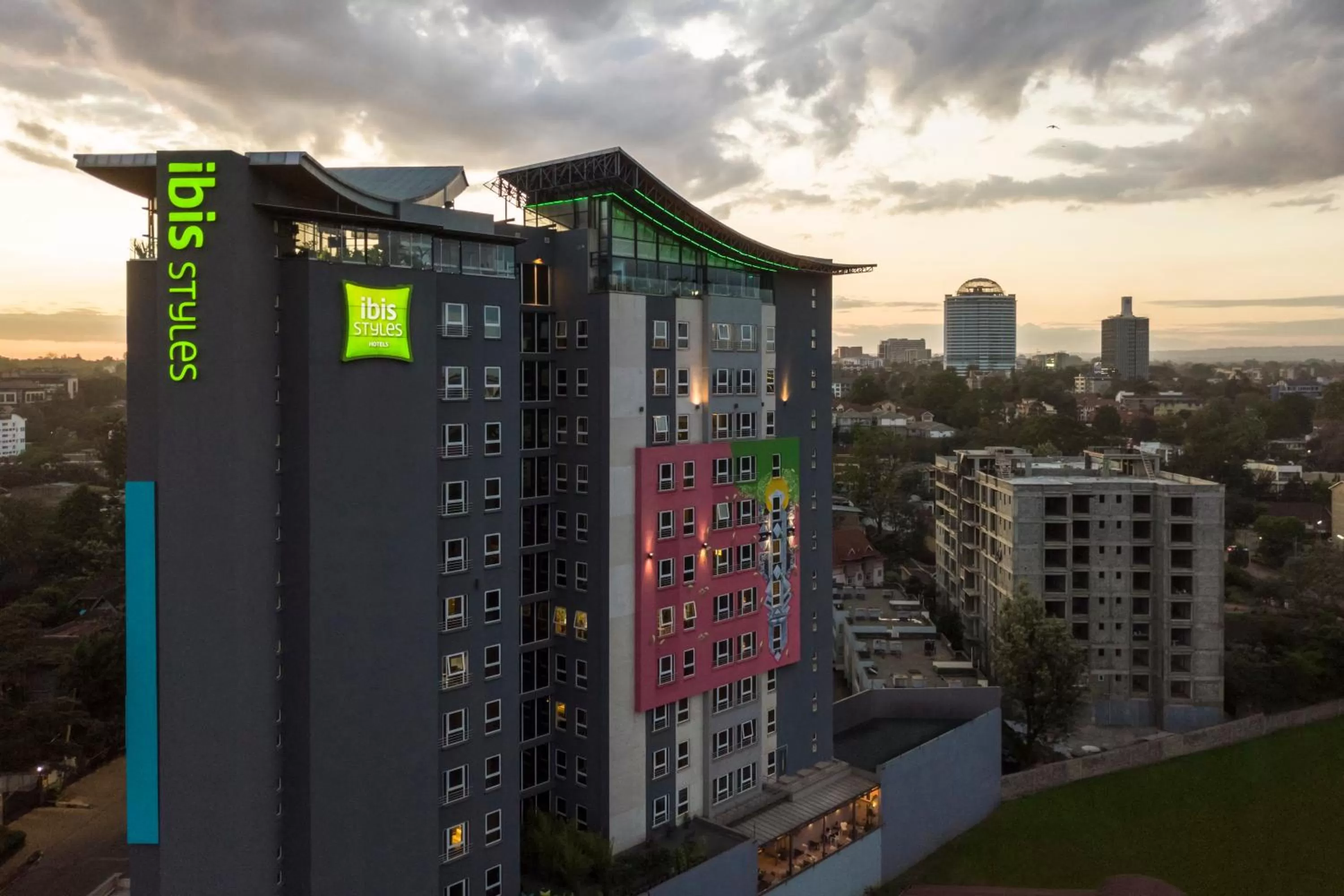Bird's eye view in ibis Styles - Nairobi, Westlands