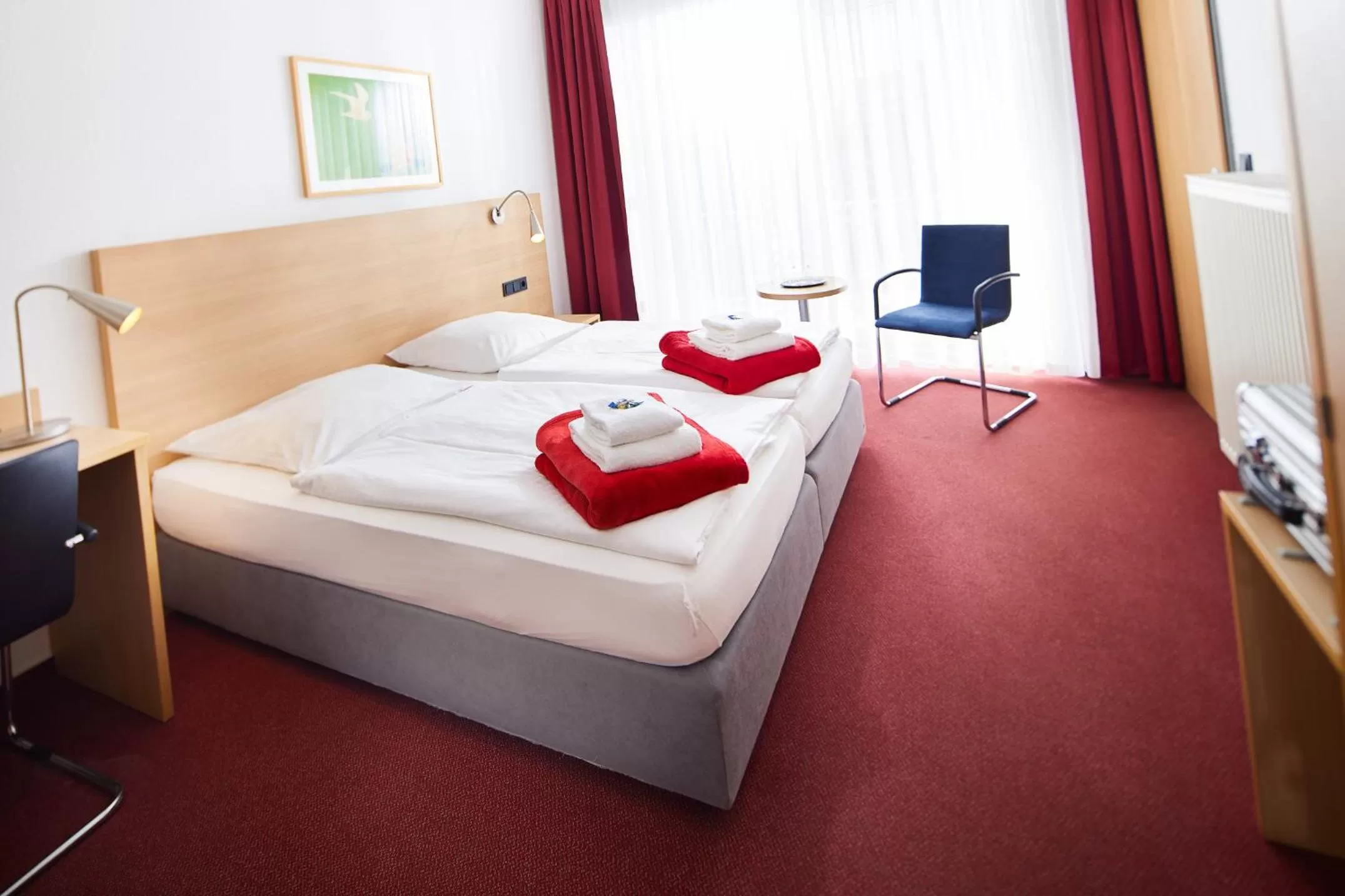 Photo of the whole room, Bed in Hotel Haus vom Guten Hirten