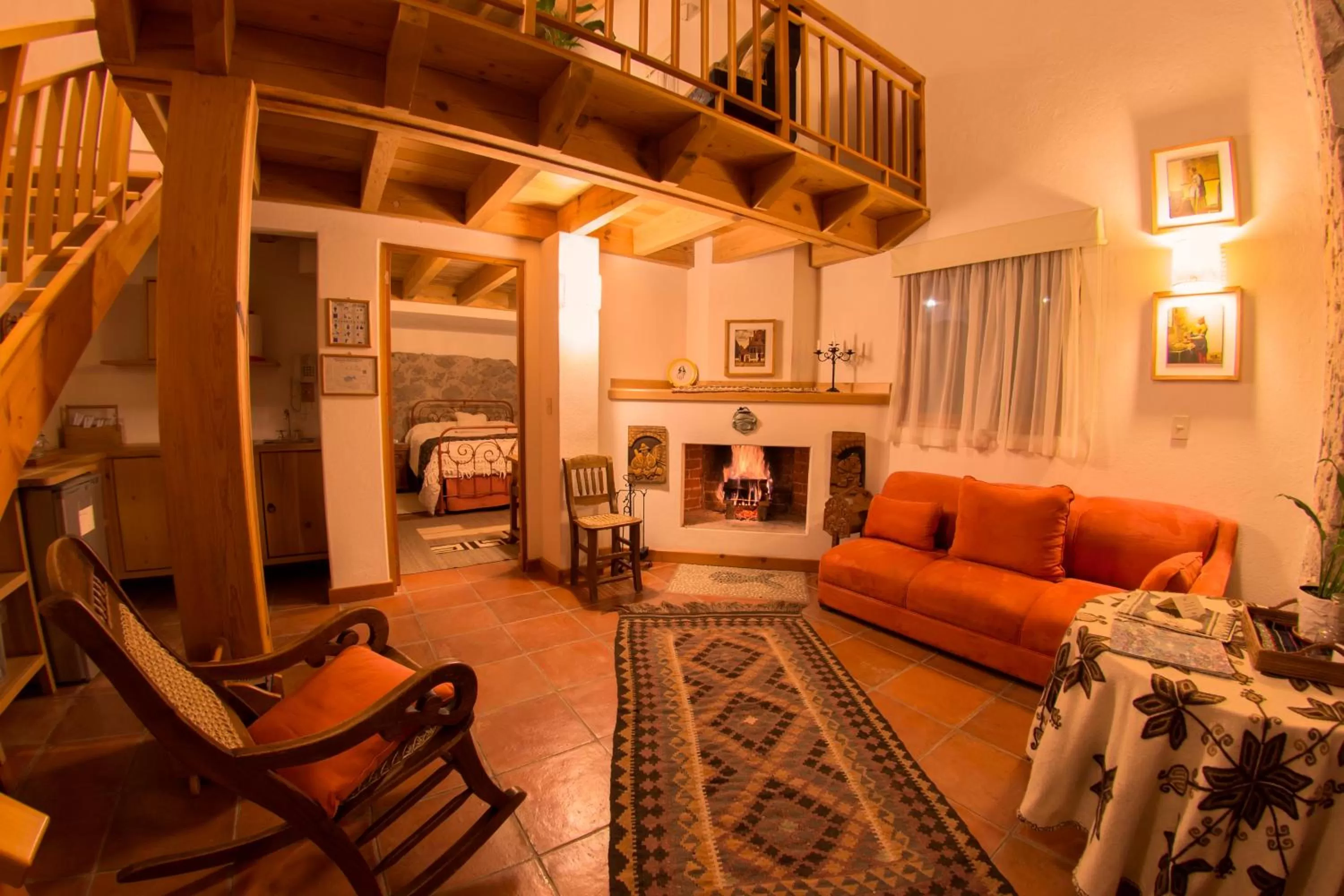 Living room in Hotel Rancho San Cayetano