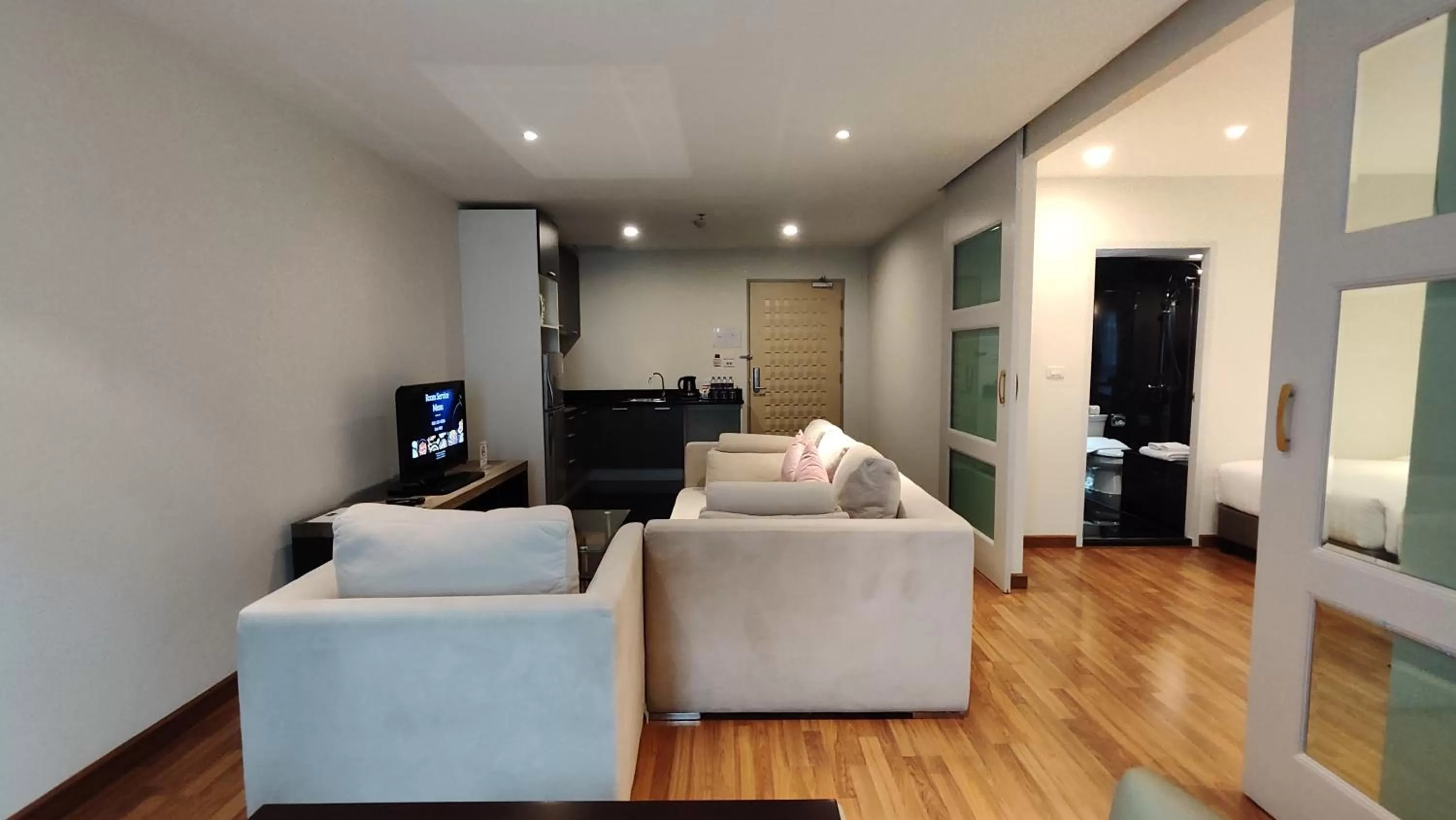 Seating area in The Bless Hotel and Residence