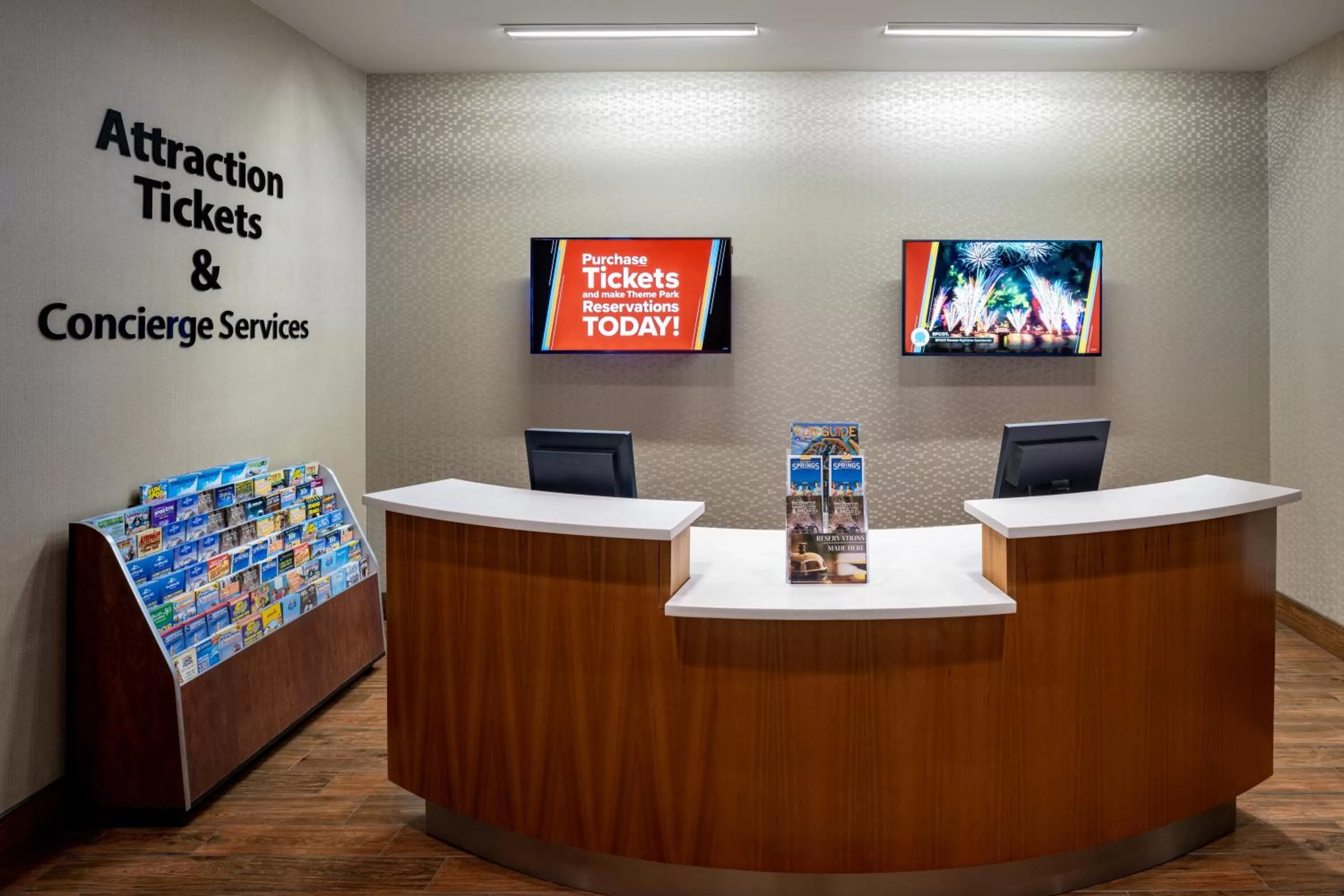 concierge in SpringHill Suites by Marriott Orlando at FLAMINGO CROSSINGS Town Center-Western Entrance