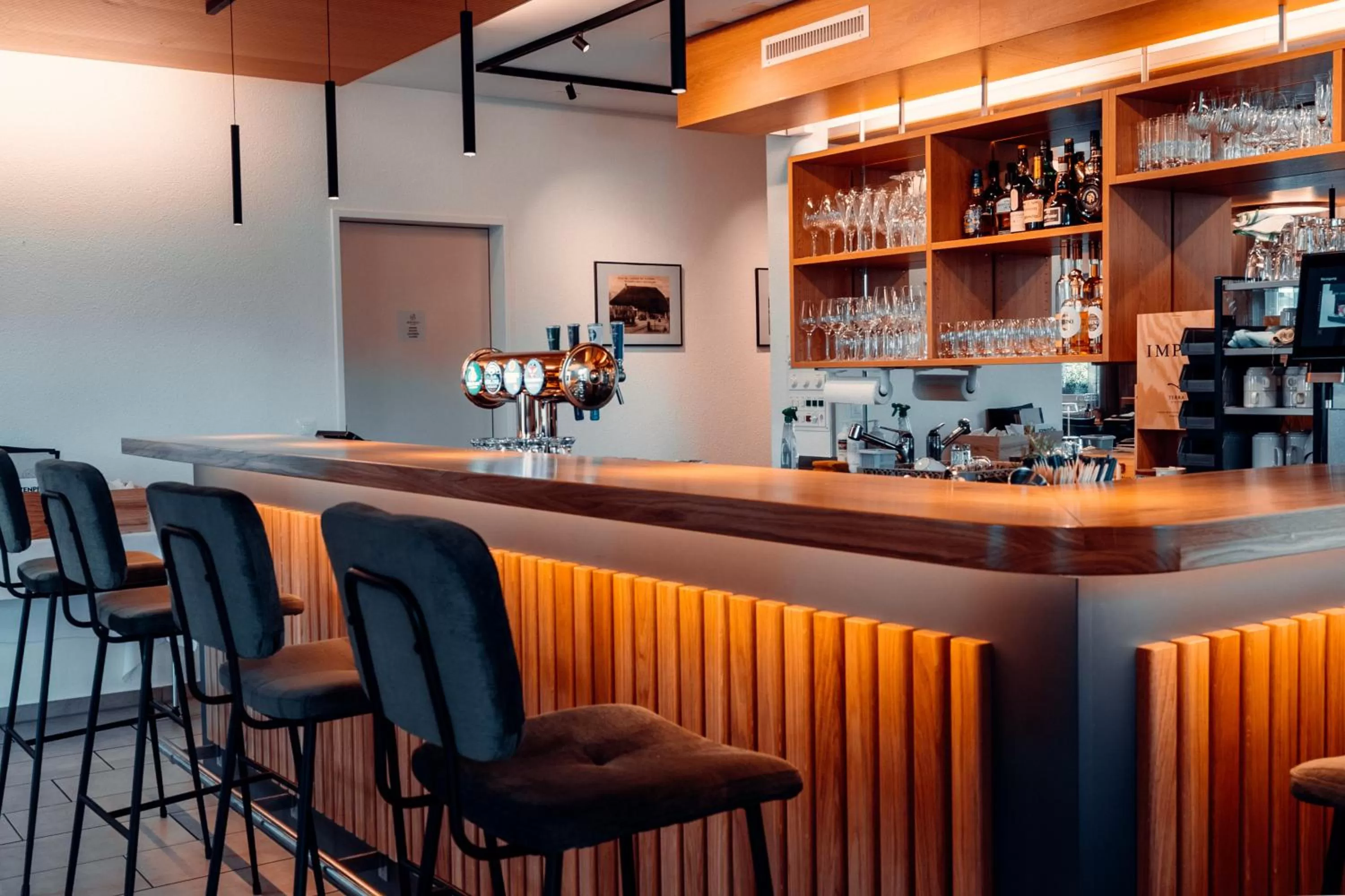 Lounge or bar in Hotel Rössli Luterbach