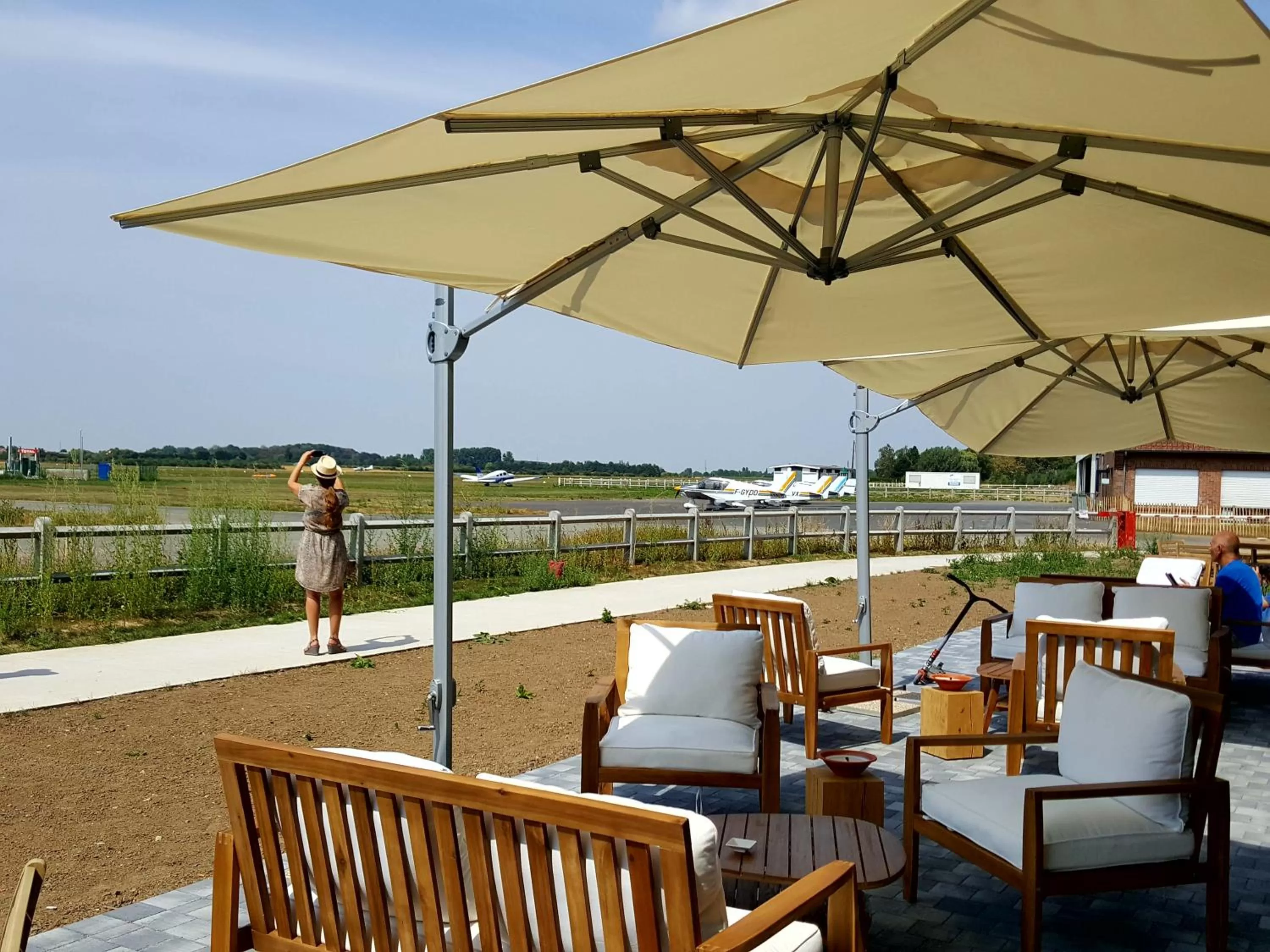 Patio in Najeti Hôtel Lille Nord