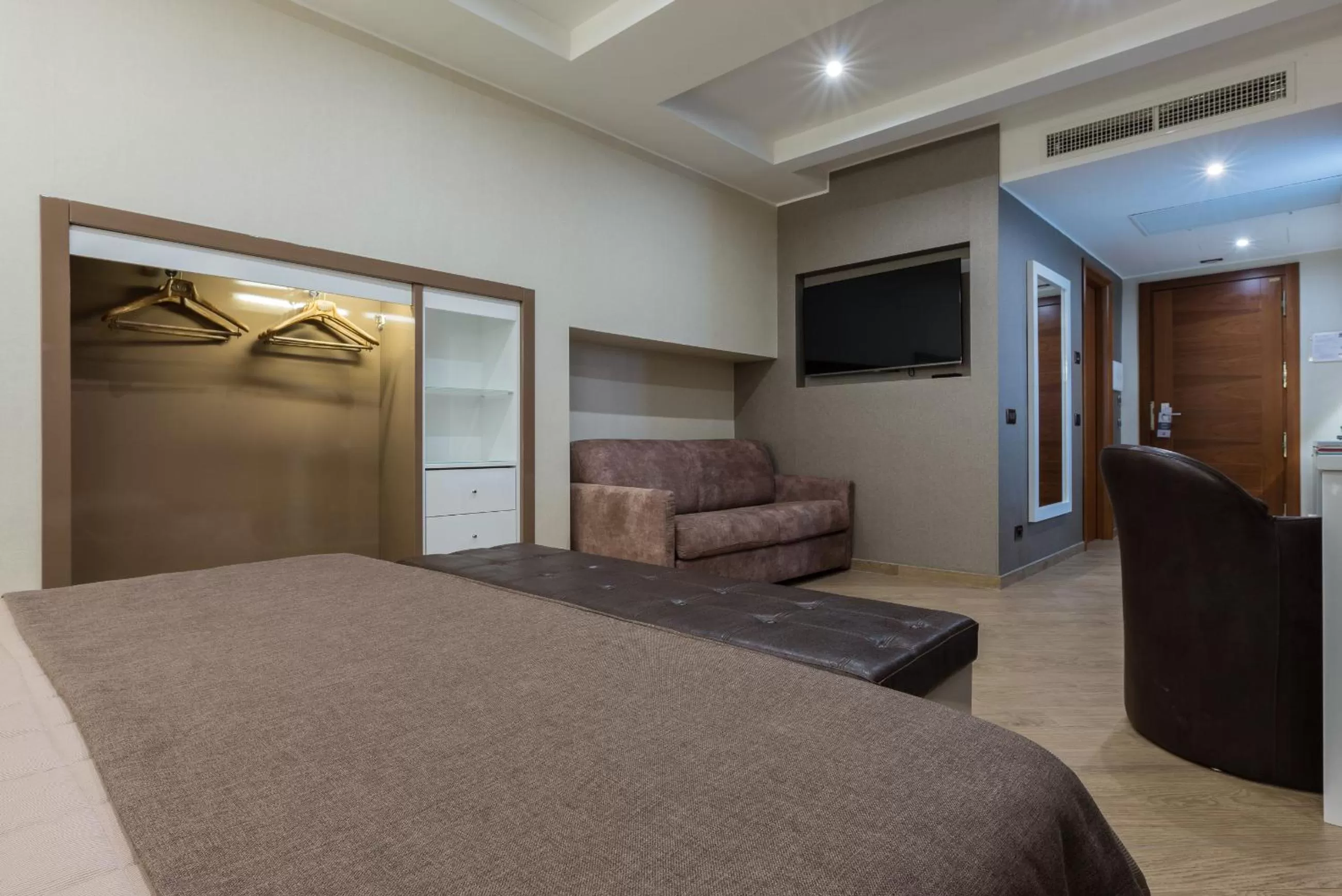 Decorative detail, Bed in Magri's Hotel